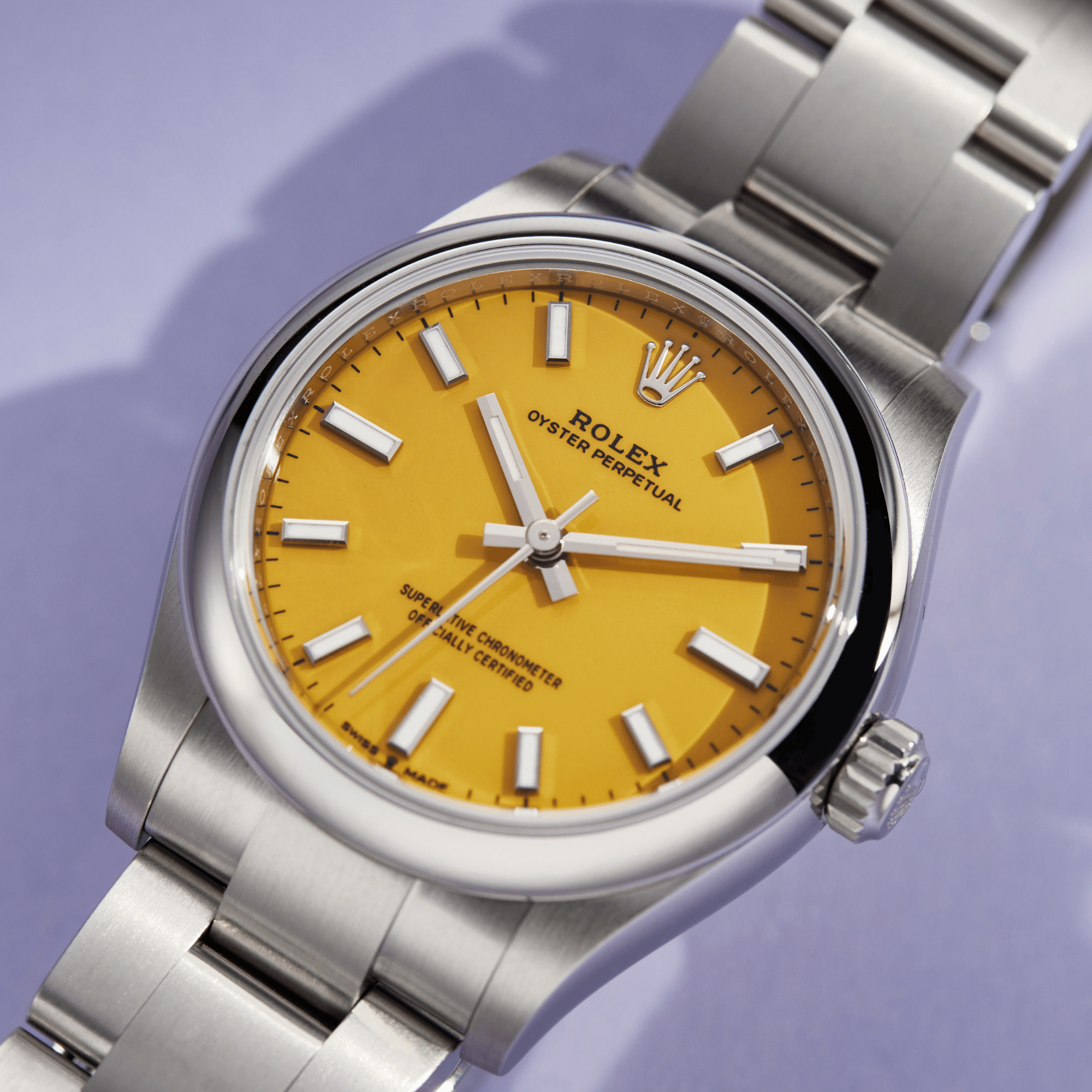 Oyster Perpetual Steel Yellow Dial 31mm Product Image