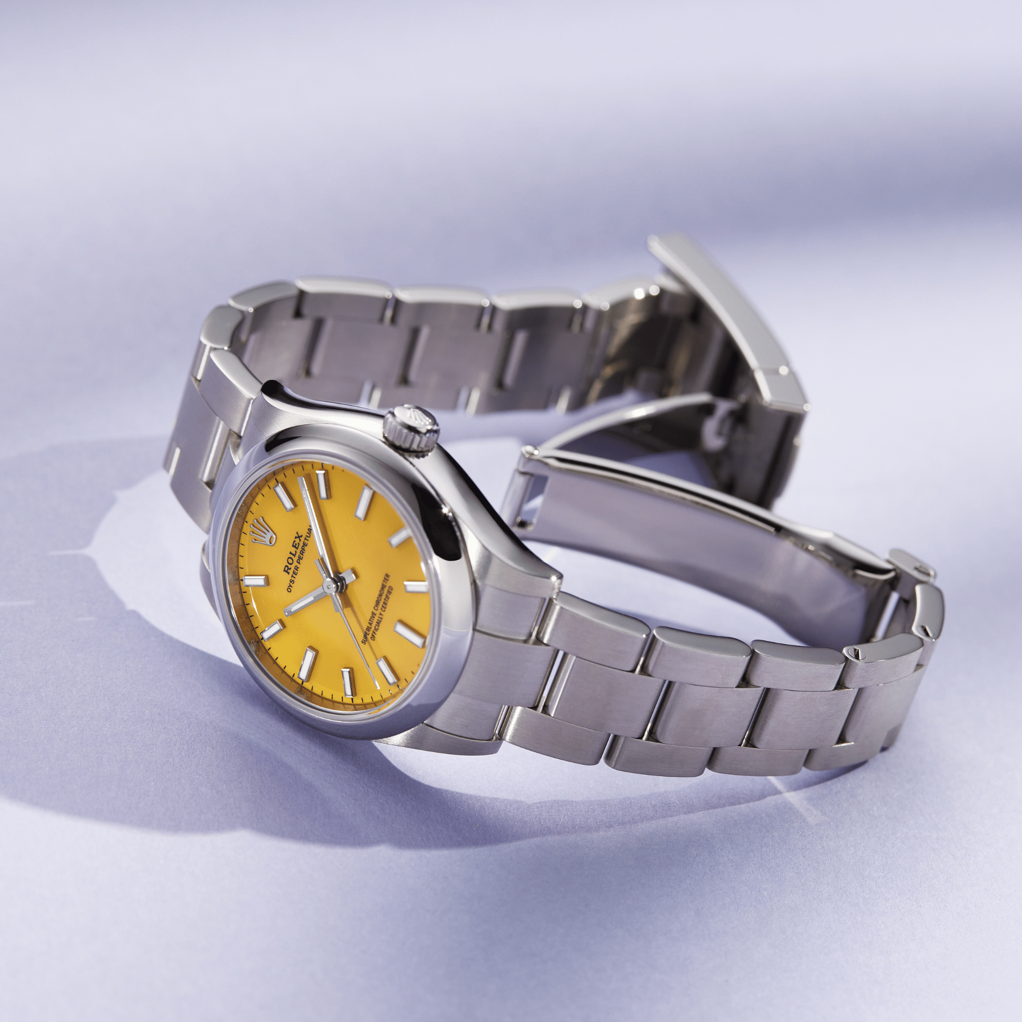 Oyster Perpetual Steel Yellow Dial 31mm Product Image