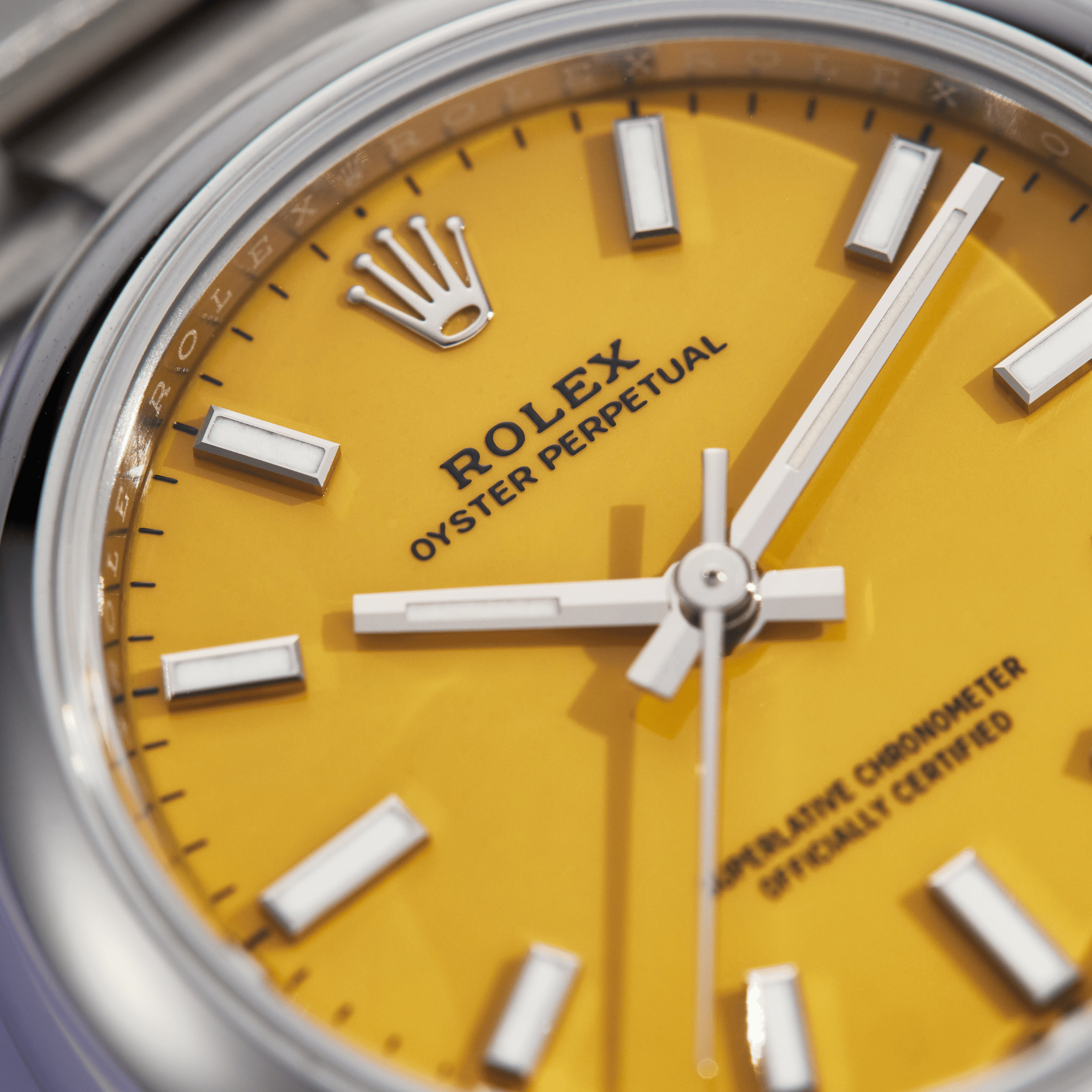 Oyster Perpetual Steel Yellow Dial 31mm Product Image