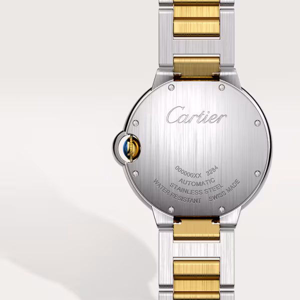 Ballon Bleu de Cartier Yellow Gold & Steel Silver Dial 36mm Product Image 2