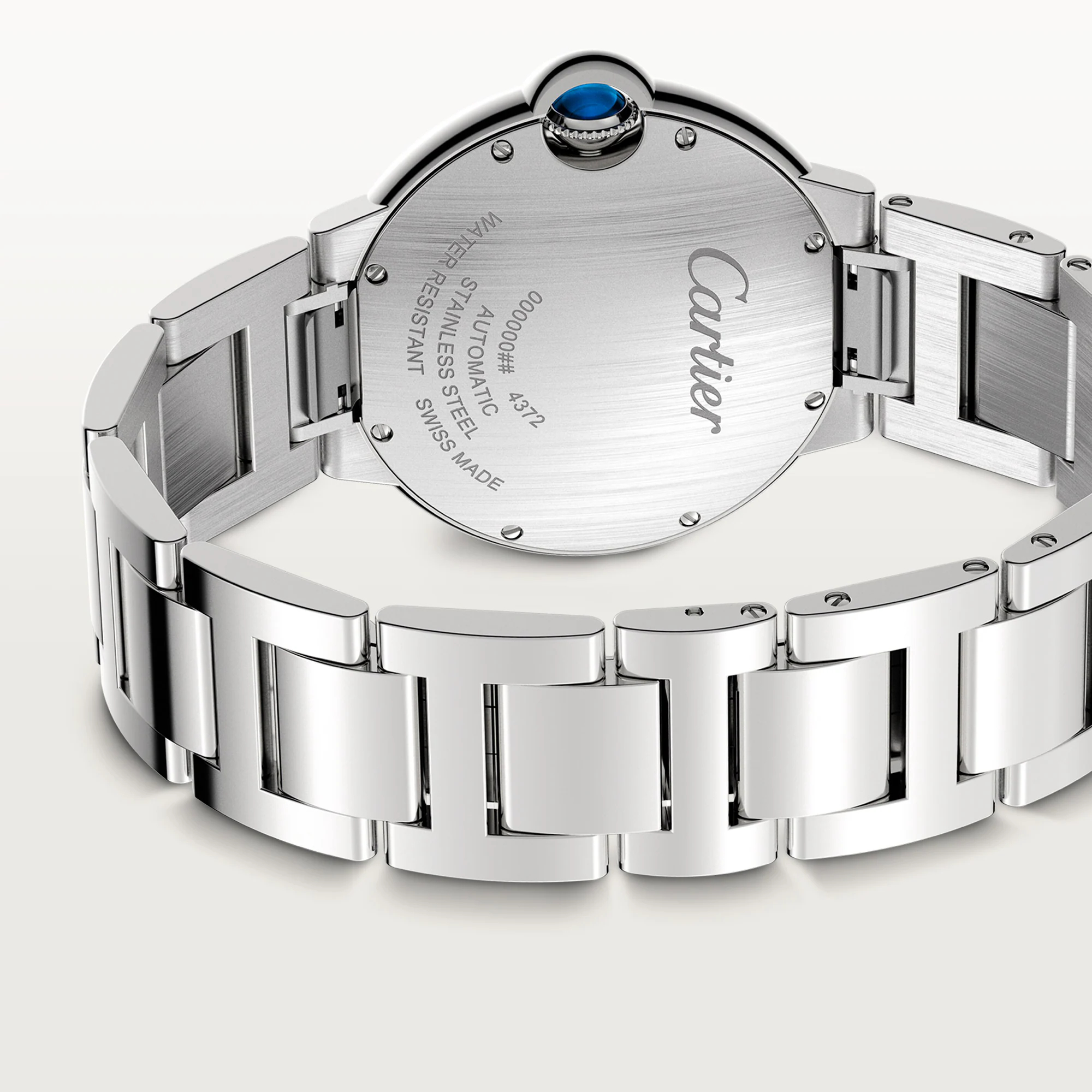 Ballon Bleu de Cartier Steel Diamond Silver Dial 36mm Product Image 4