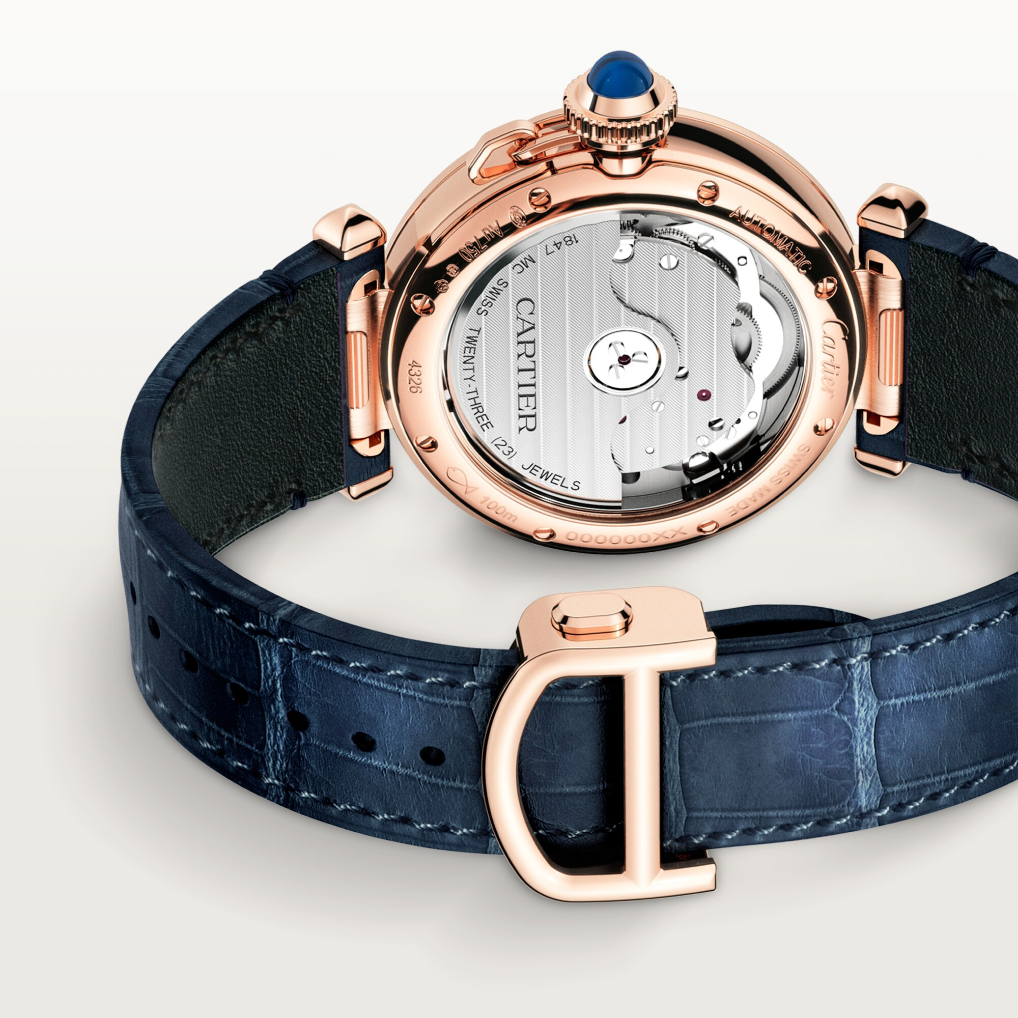 Pasha de Cartier Rose Gold Diamond White Dial 35mm Product Image 2