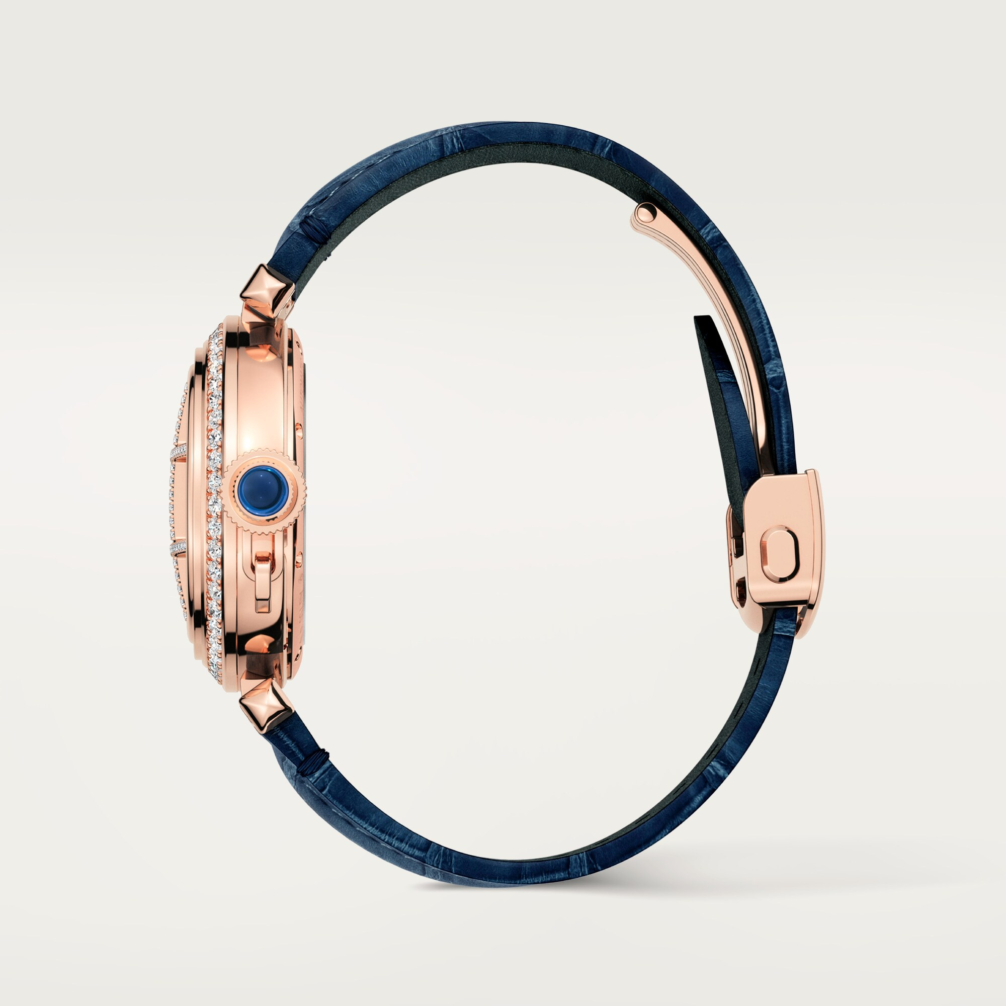 Pasha de Cartier Rose Gold Diamond White Dial 35mm Product Image 3