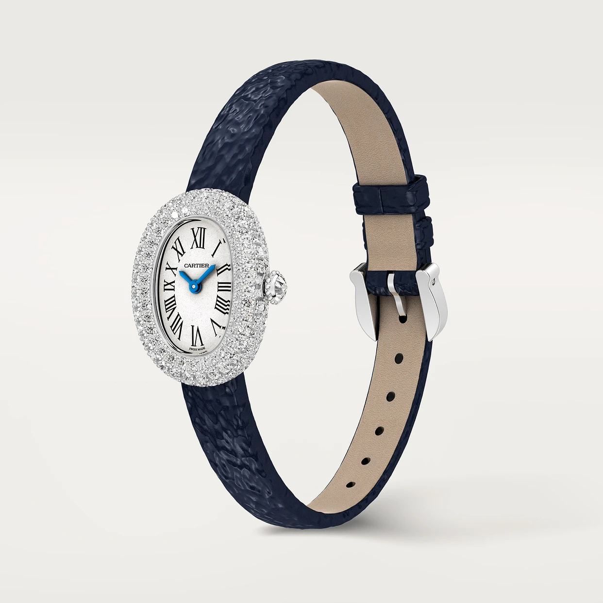 Baignoire de Cartier White Gold Diamond White Dial 18mm Product Image 2