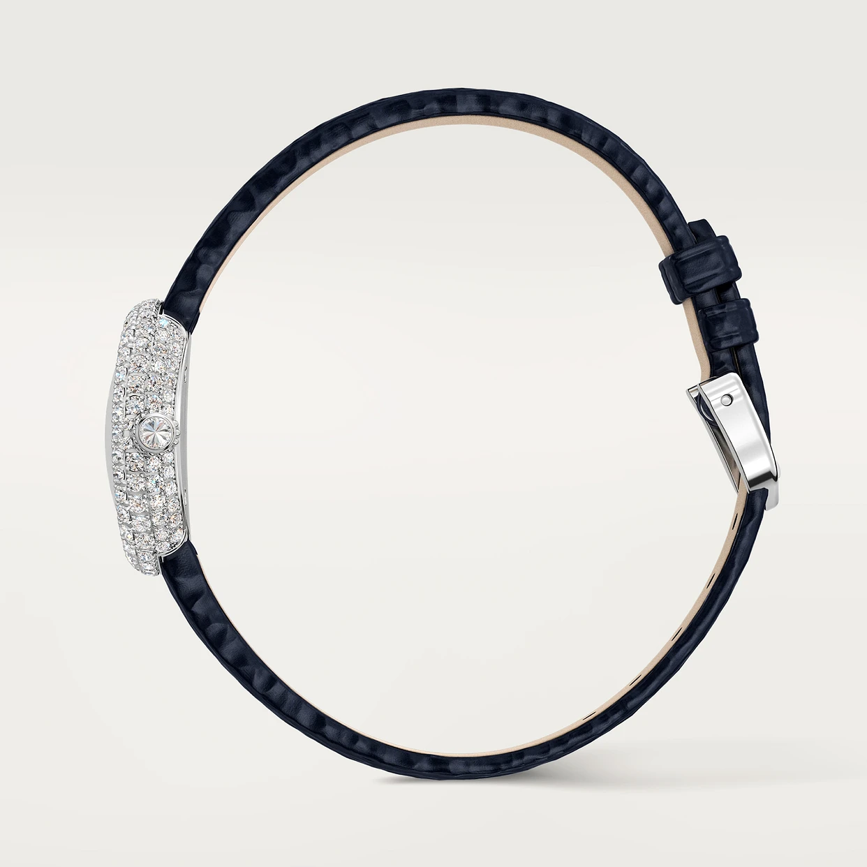 Baignoire de Cartier White Gold Diamond White Dial 18mm Product Image 4