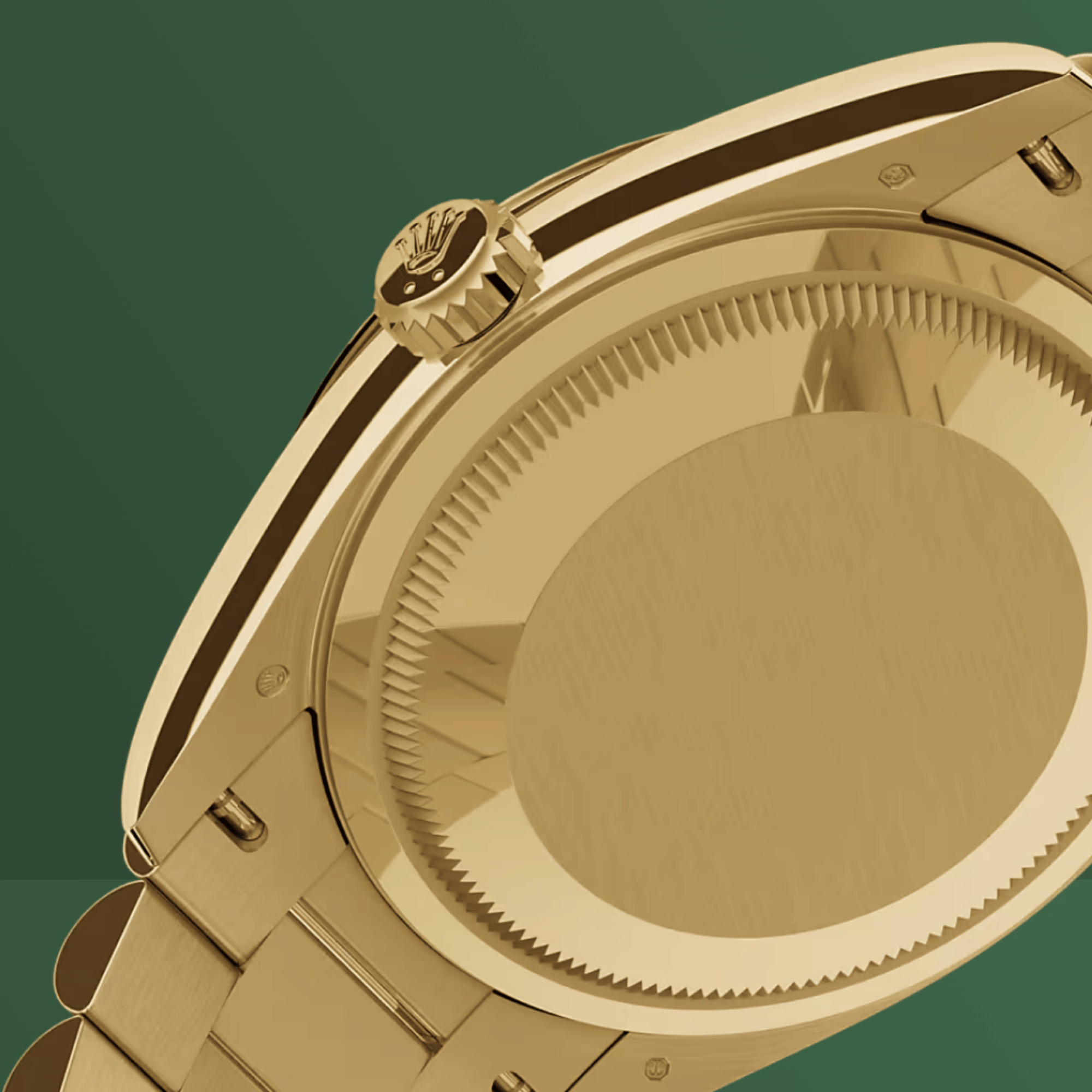 Day-Date Yellow Gold Green Dial 36mm Product Image 2