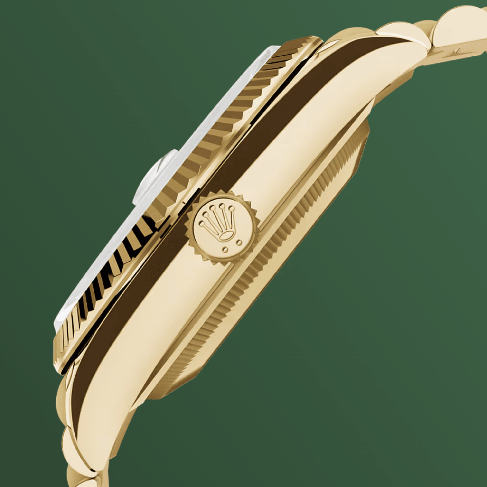 Day-Date Yellow Gold Green Dial 36mm Product Image 3
