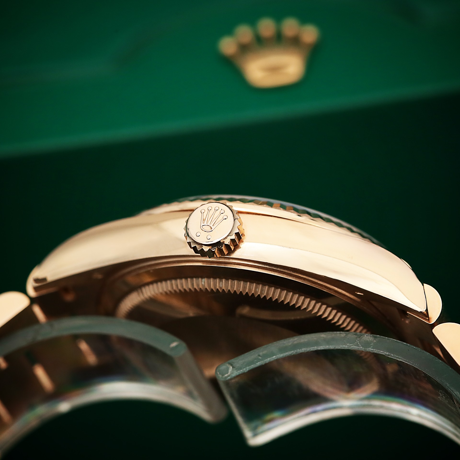 Day-Date Rose Gold Pave Dial 36mm Product Image 4