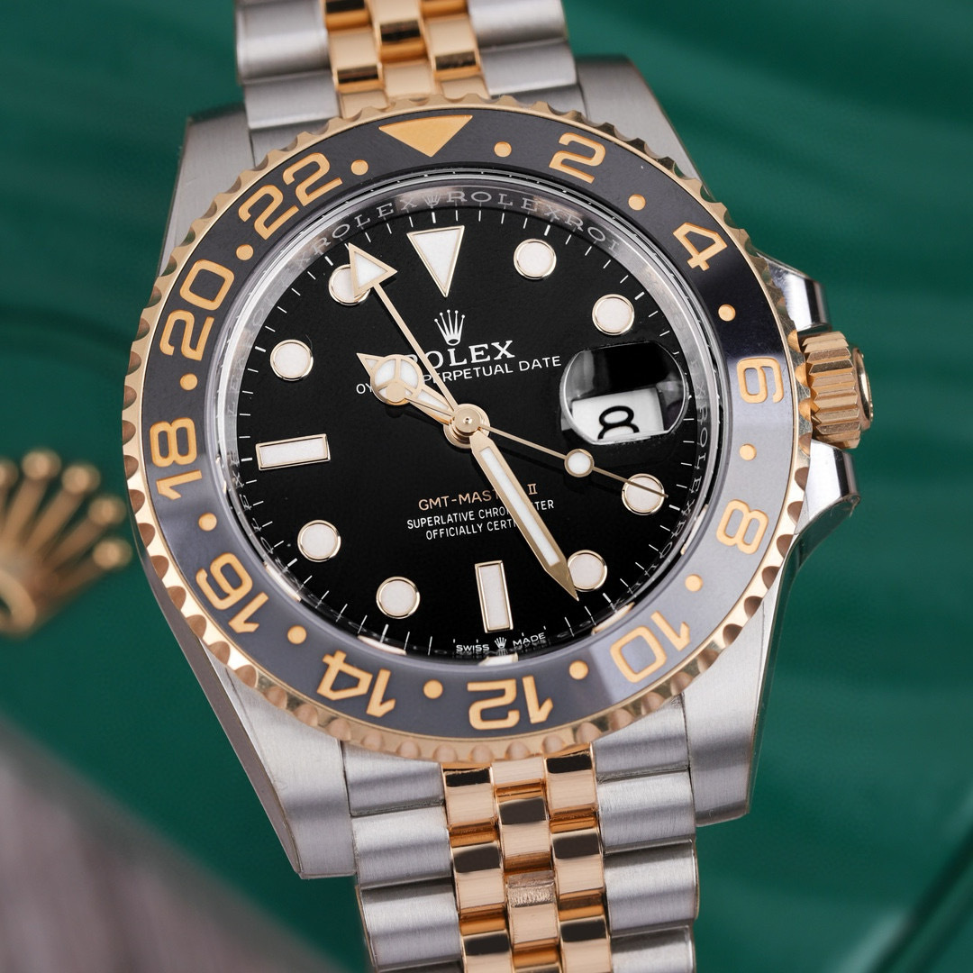 GMT-Master II Yellow Gold & Steel Jubilee Black Dial 40mm Product Image 2