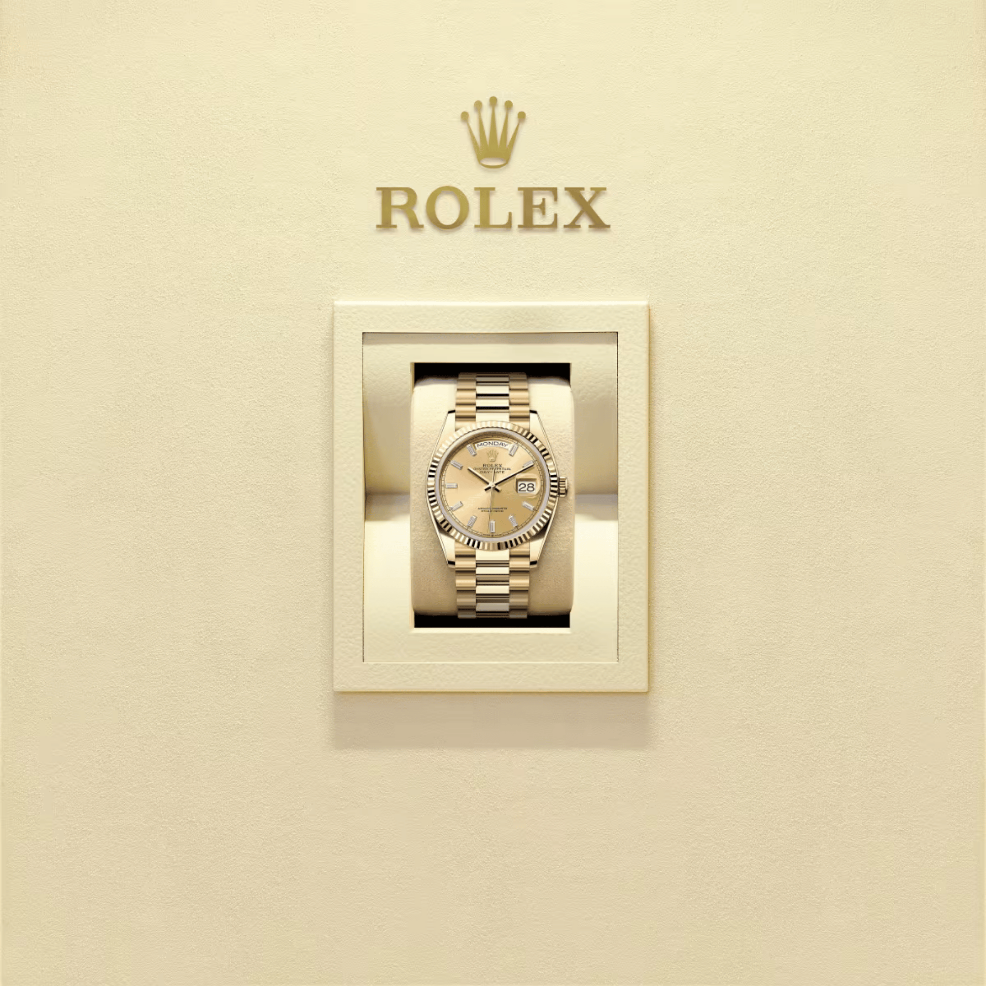 Day-Date Yellow Gold Champagne Dial 36mm Product Image 4