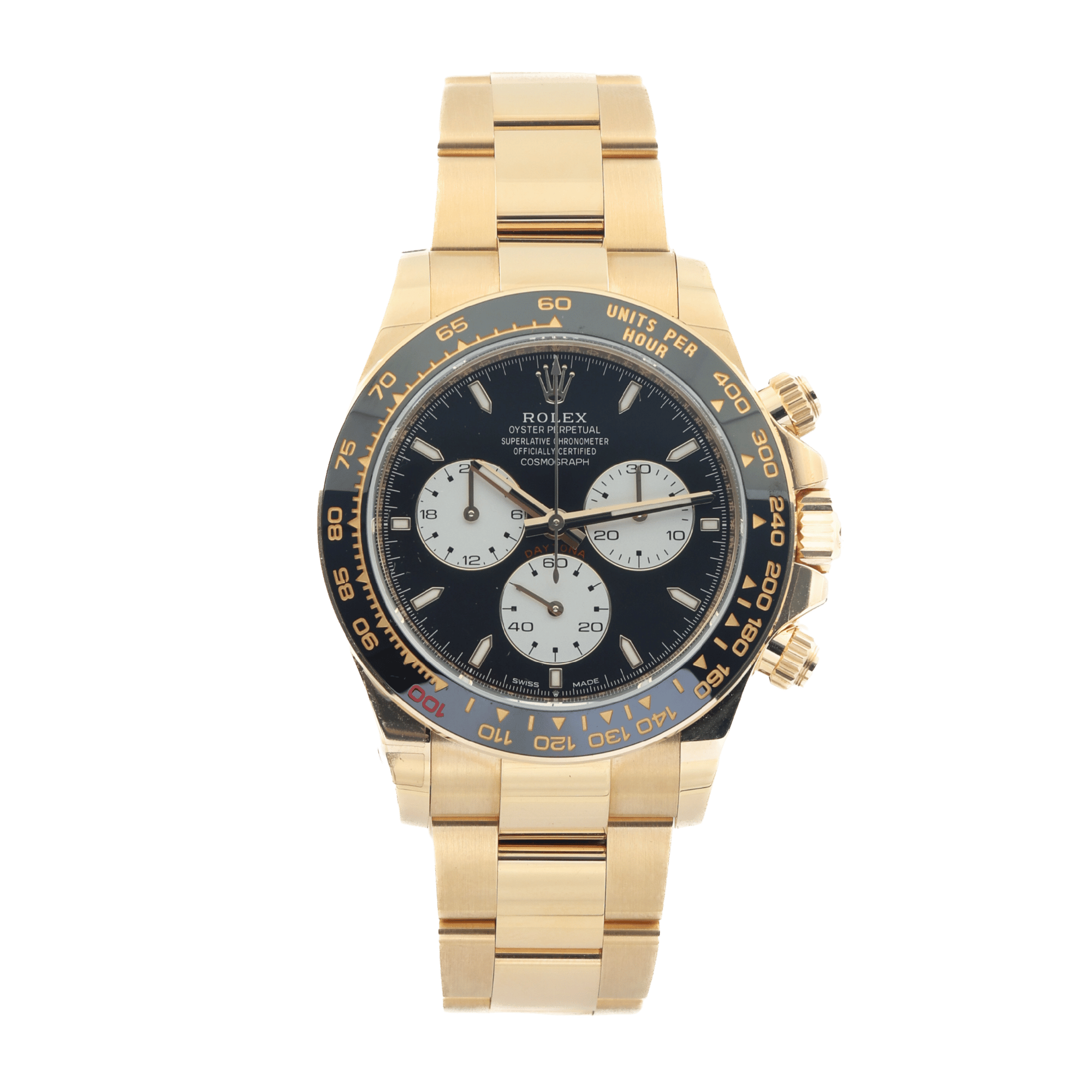 Daytona 100th Anniversary "Le Mans" Yellow Gold Black Dial 40mm Product Image