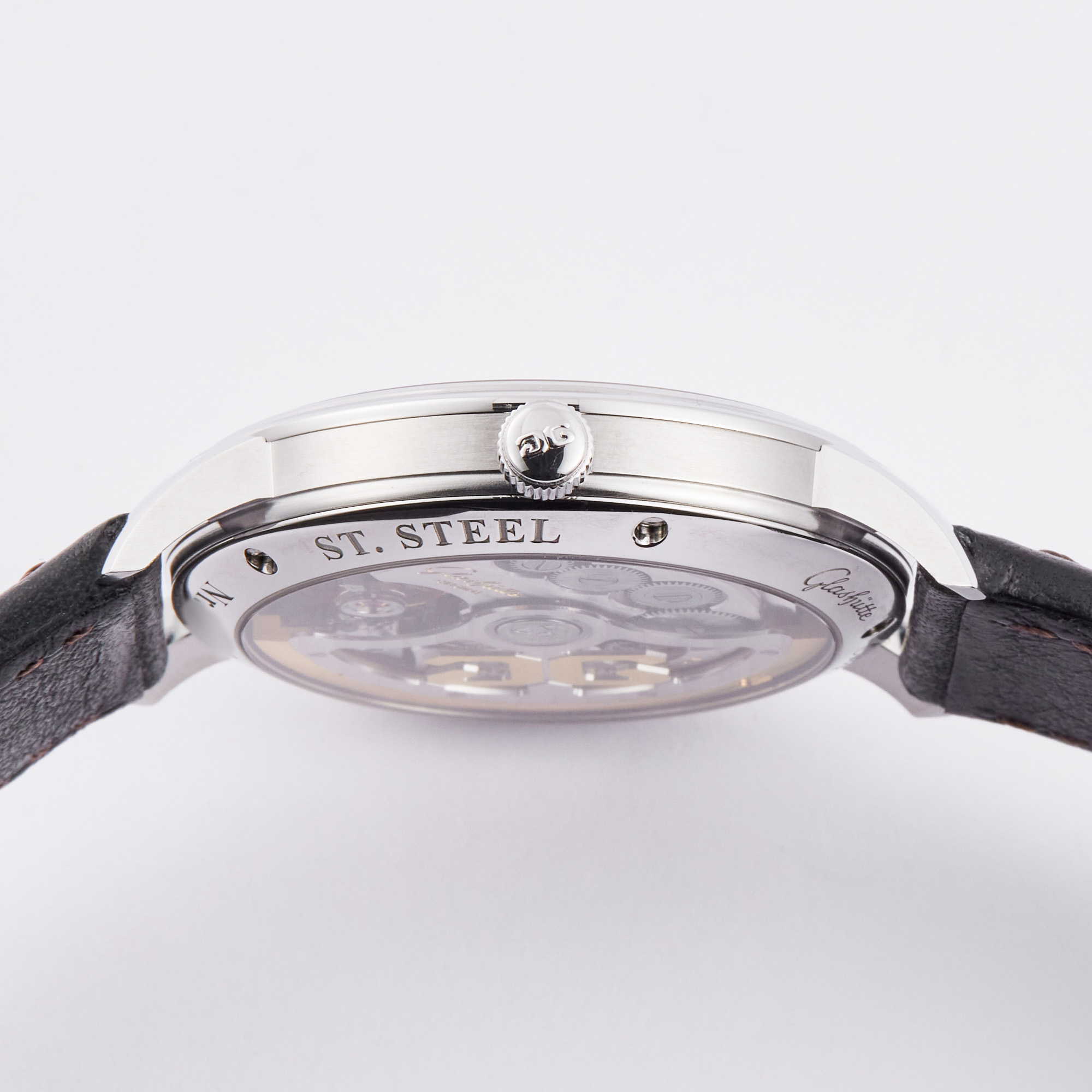 Senator Excellence Steel Black Dial 40mm Product Image 4
