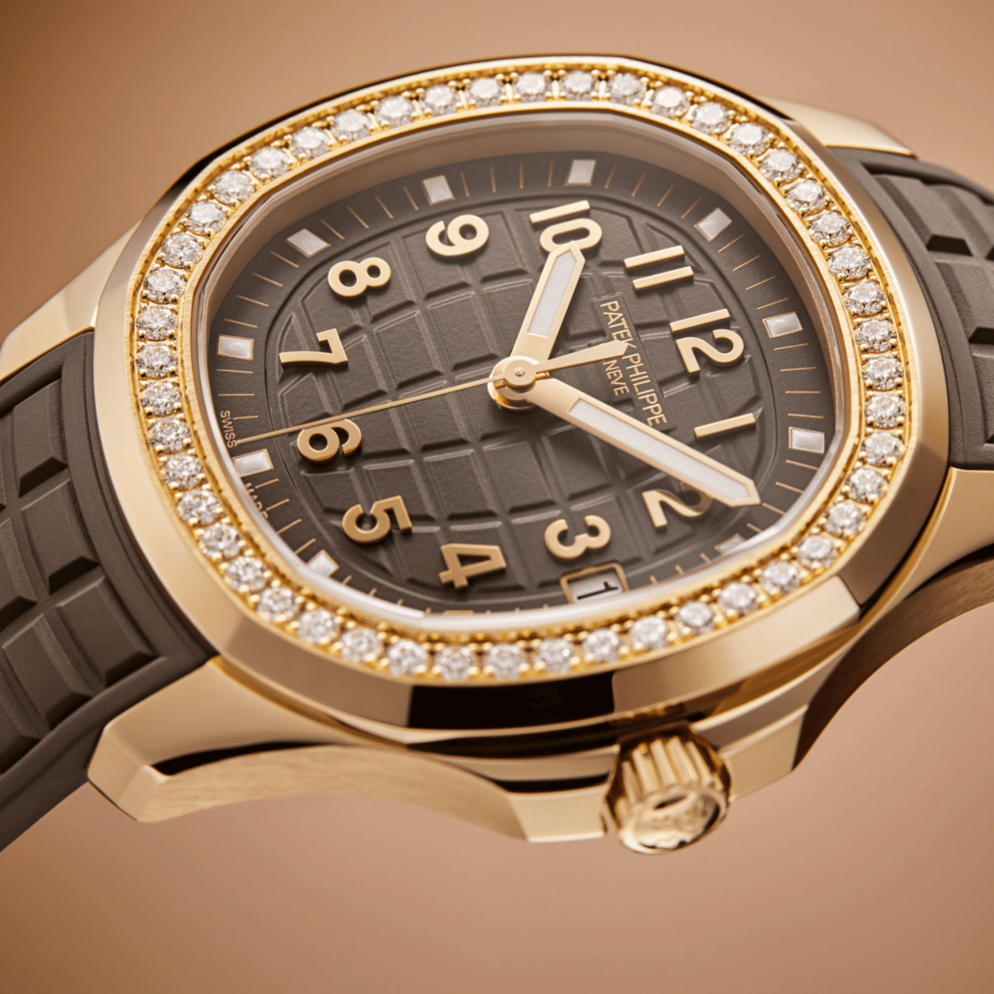 Aquanaut Rose Gold Diamond Brown Dial 38mm Product Image 2