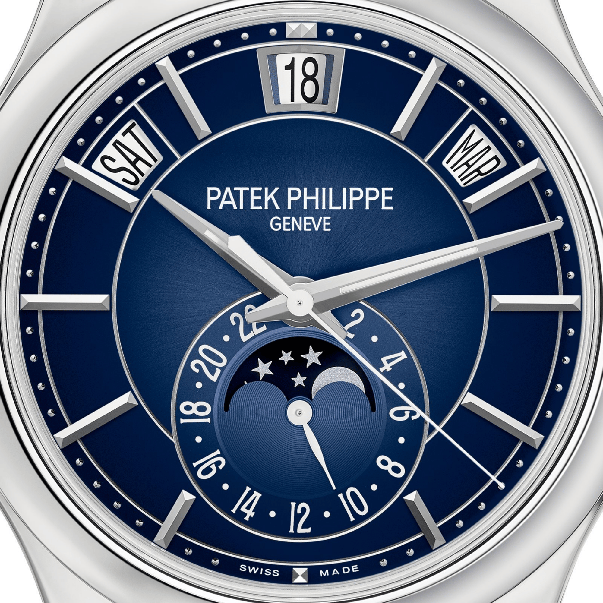 Annual Calendar White Gold Blue Dial 40mm Product Image 2