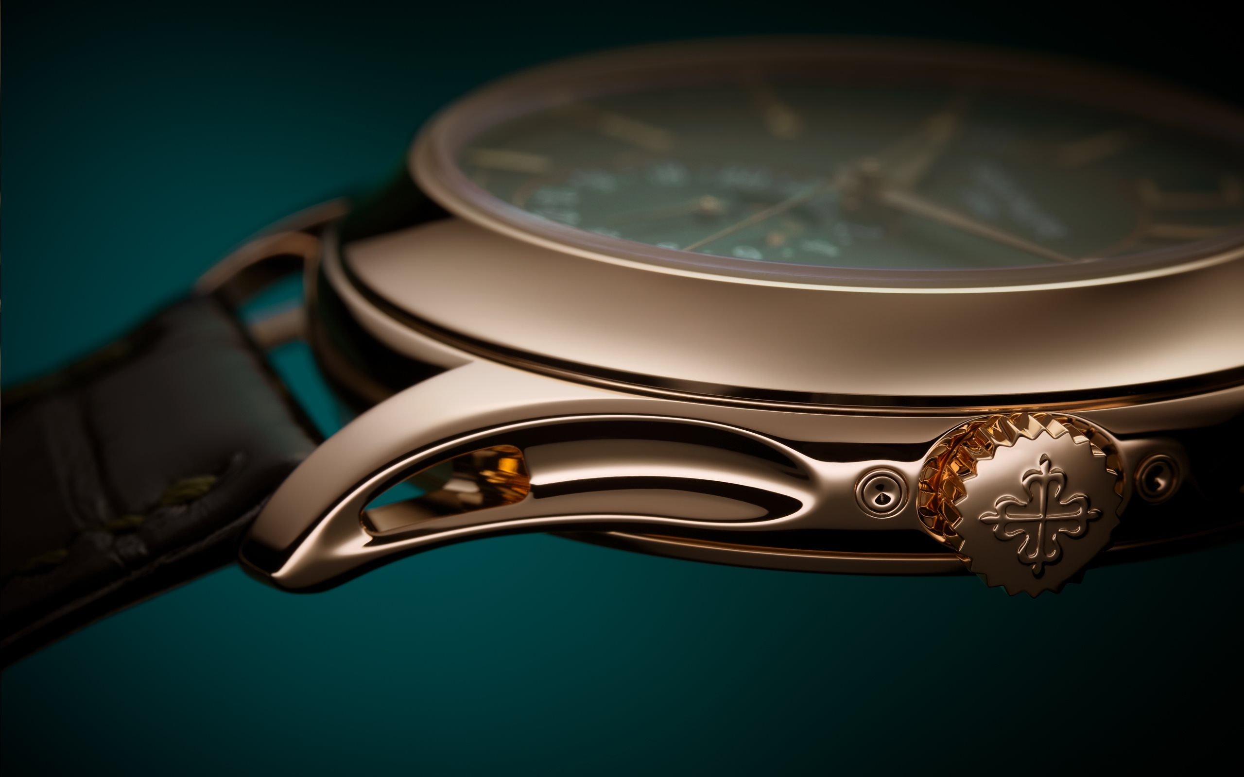 Annual Calendar Rose Gold Green Dial 40mm Product Image 4