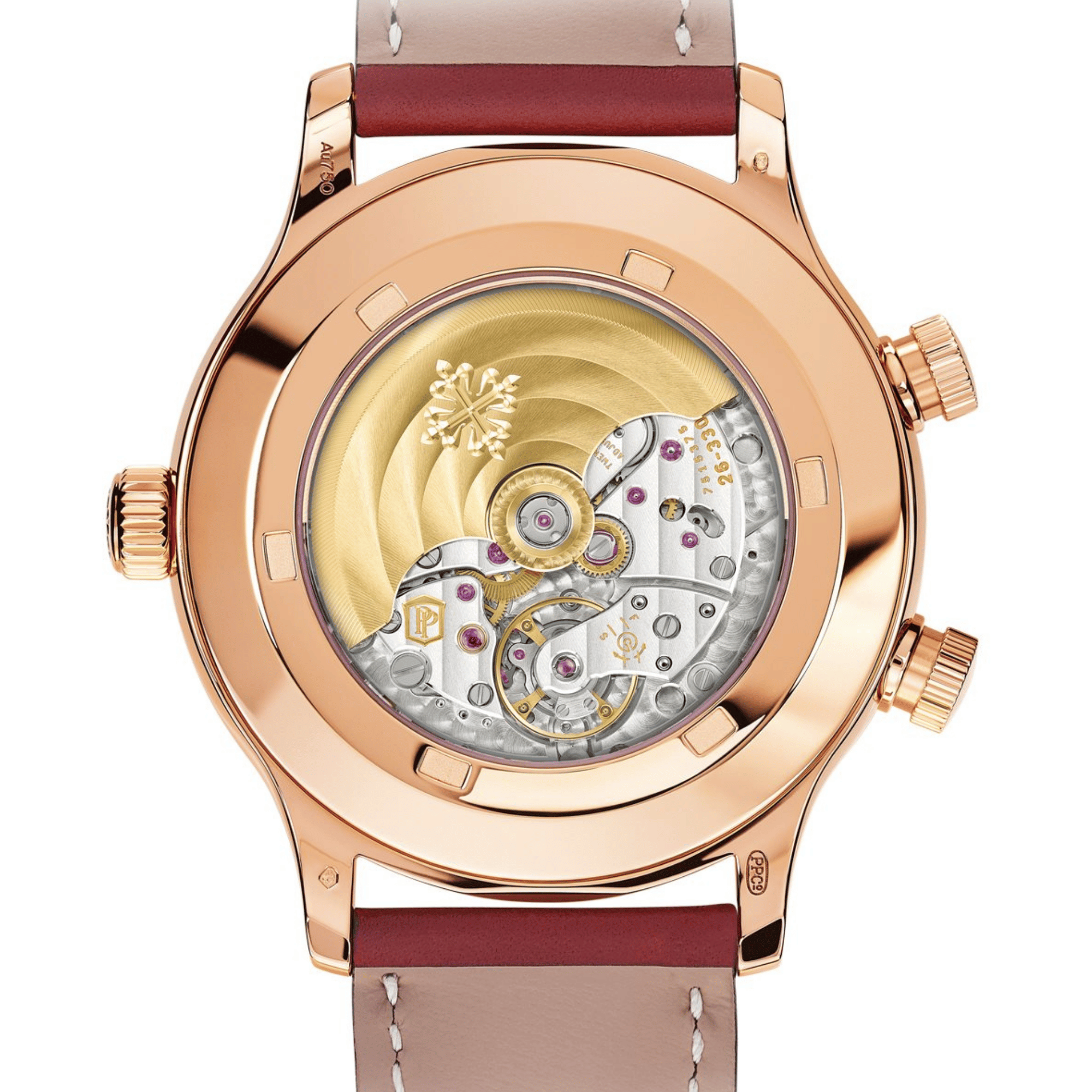 Calatrava Pilot Travel Time Rose Gold Brown Dial 42mm Product Image 2