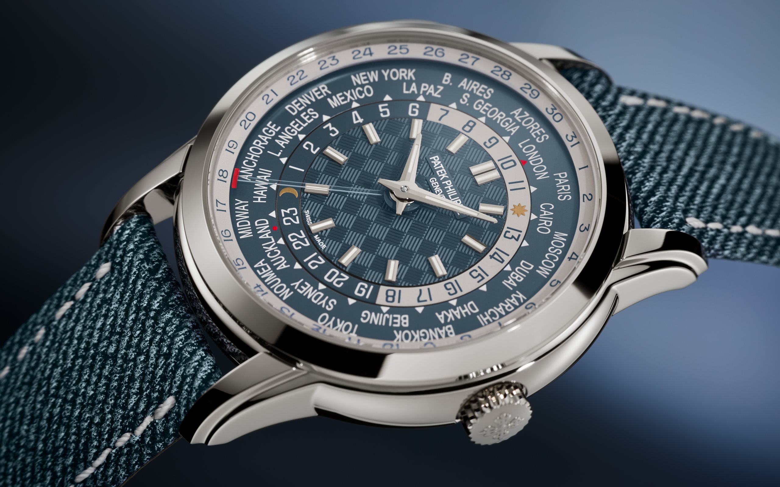 Complications World Time White Gold Blue Dial 40mm Product Image 2