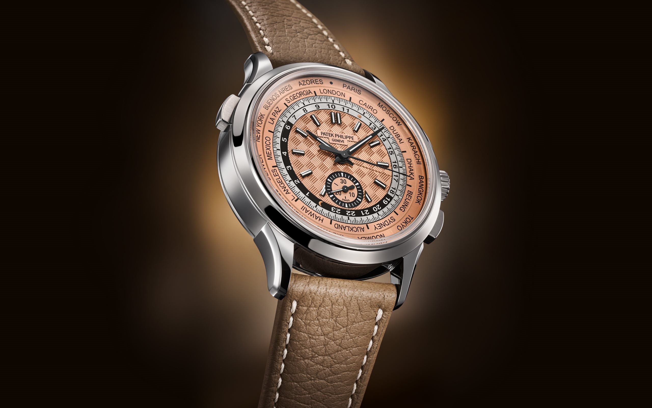 Complications World Time Chronograph Steel Salmon Dial 41mm Product Image 1
