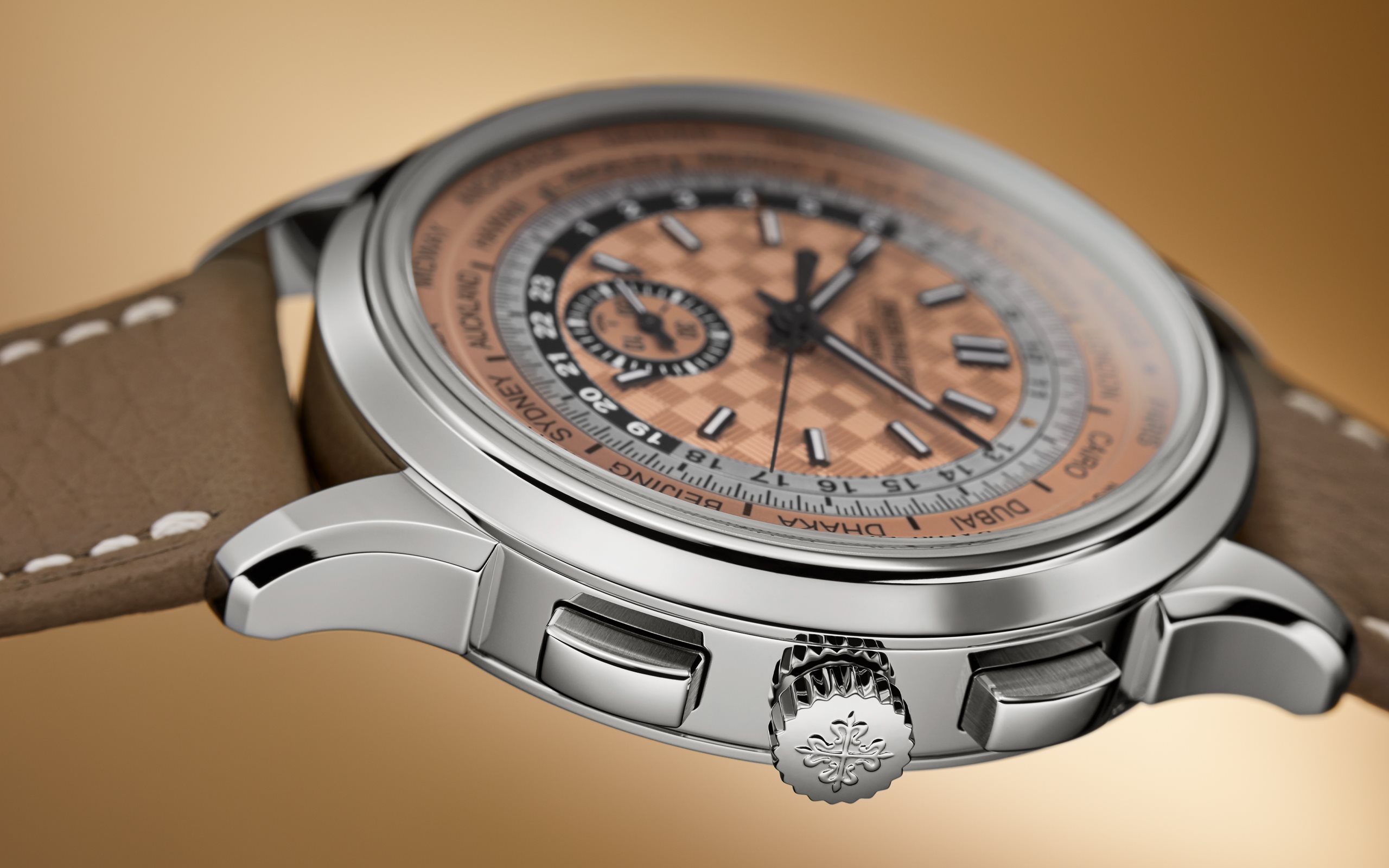 Complications World Time Chronograph Steel Salmon Dial 41mm Product Image 3