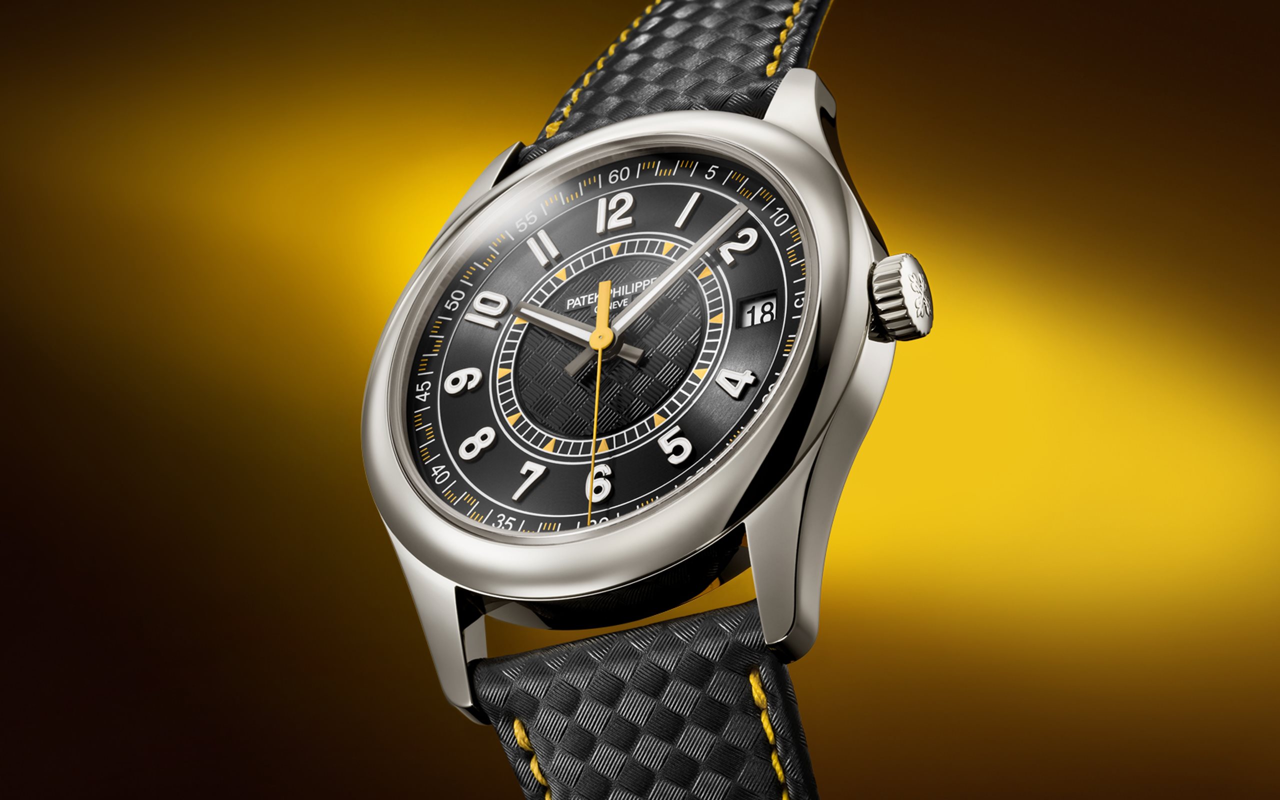 Calatrava White Gold Black Dial 40mm Product Image 1