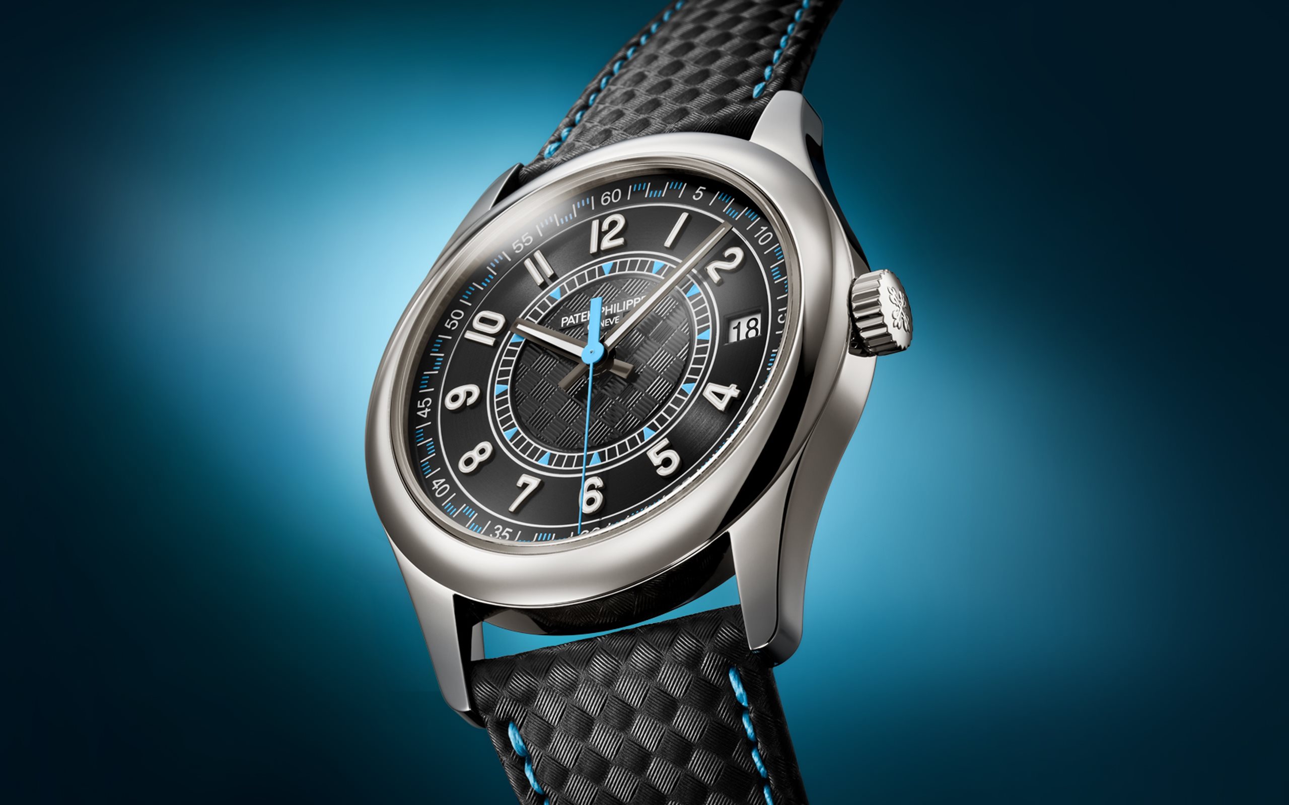 Calatrava White Gold Black Dial 40mm Product Image 1