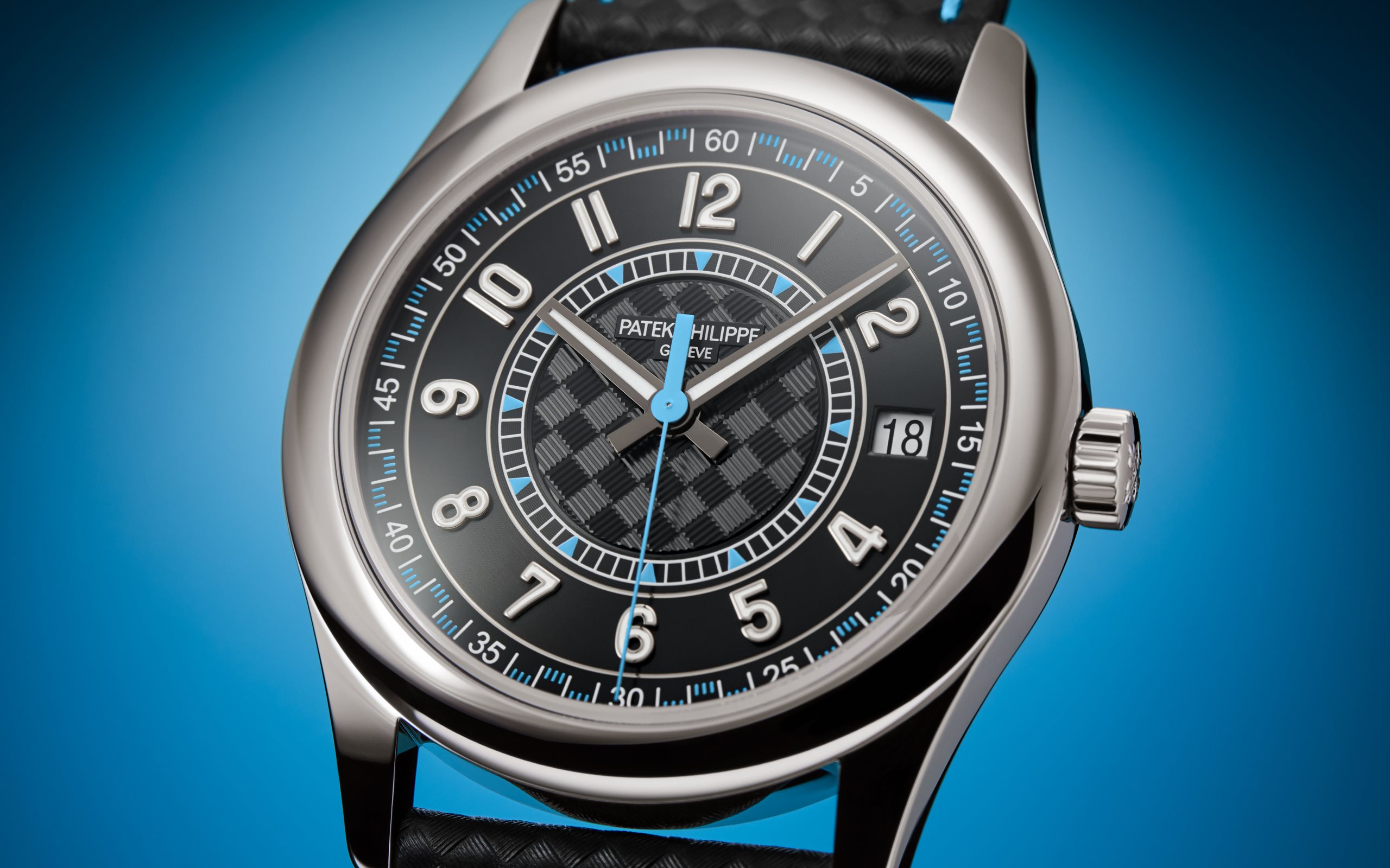 Calatrava White Gold Black Dial 40mm Product Image 2