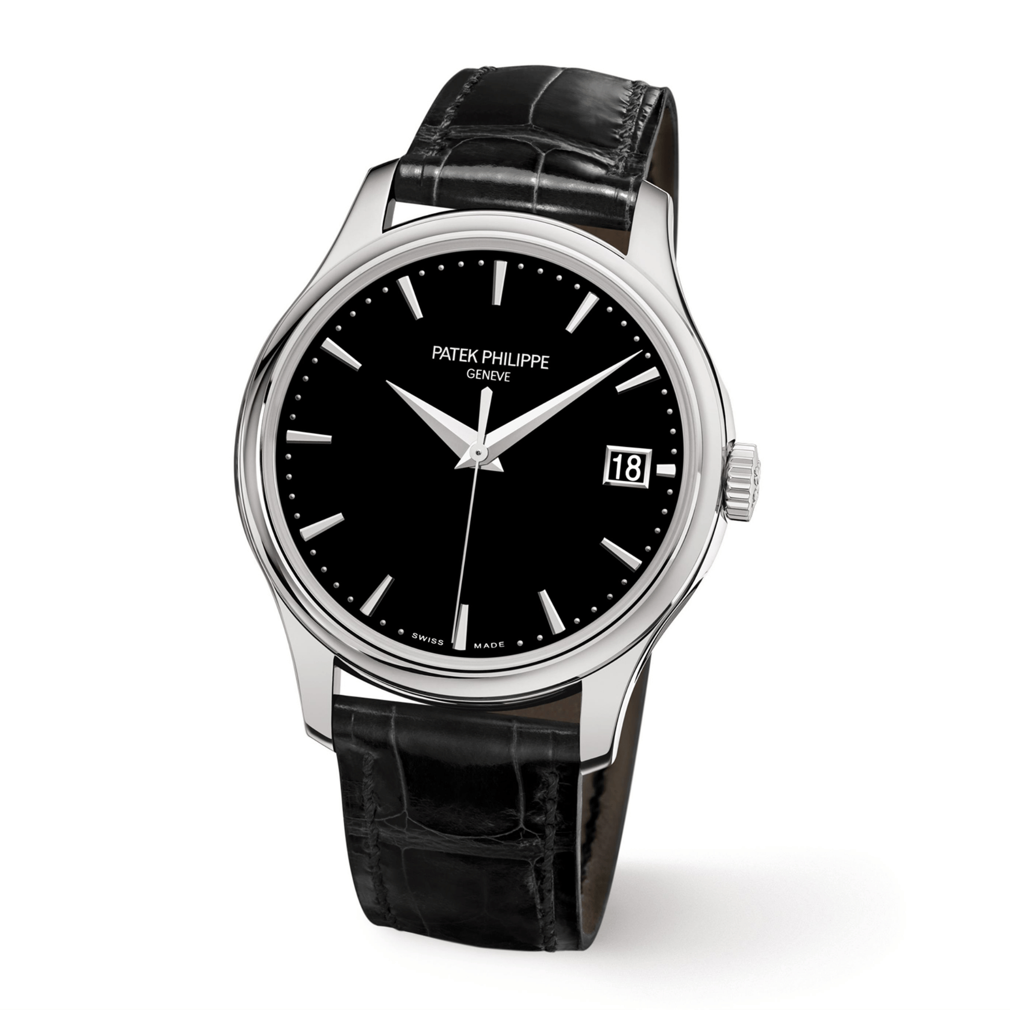 Calatrava White Gold Black Dial 39mm Product Image 2