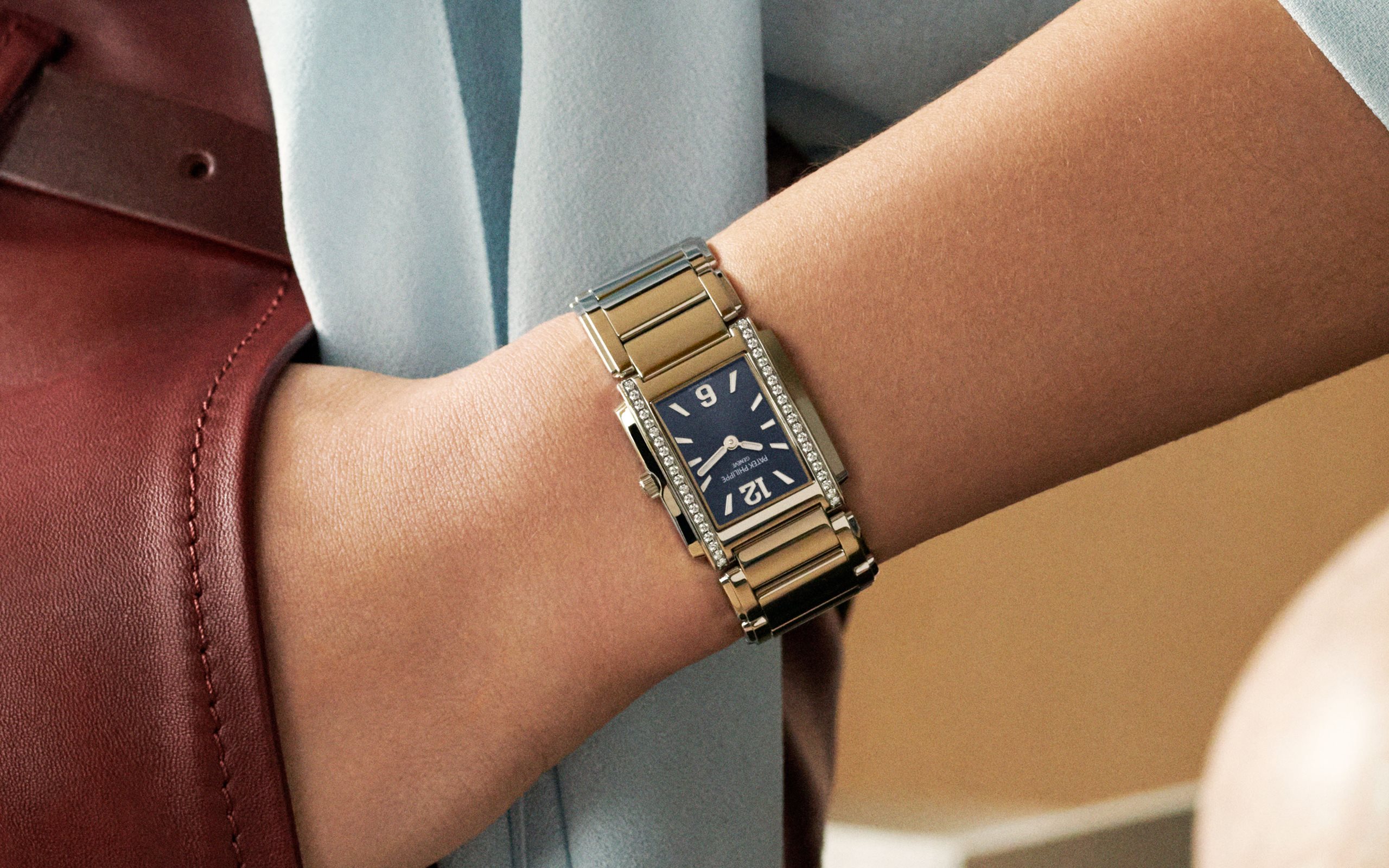 Twenty~4 Manchette Steel Diamond Blue Dial 25mm Product Image 5