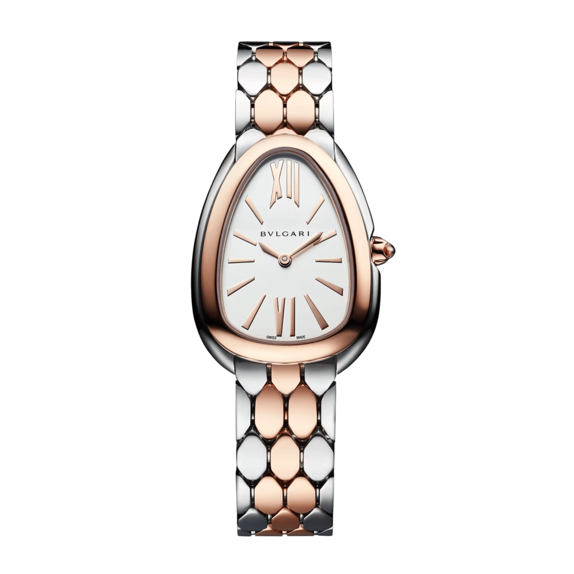 Serpenti Seduttori Rose Gold & Steel White Dial 33mm Product Image