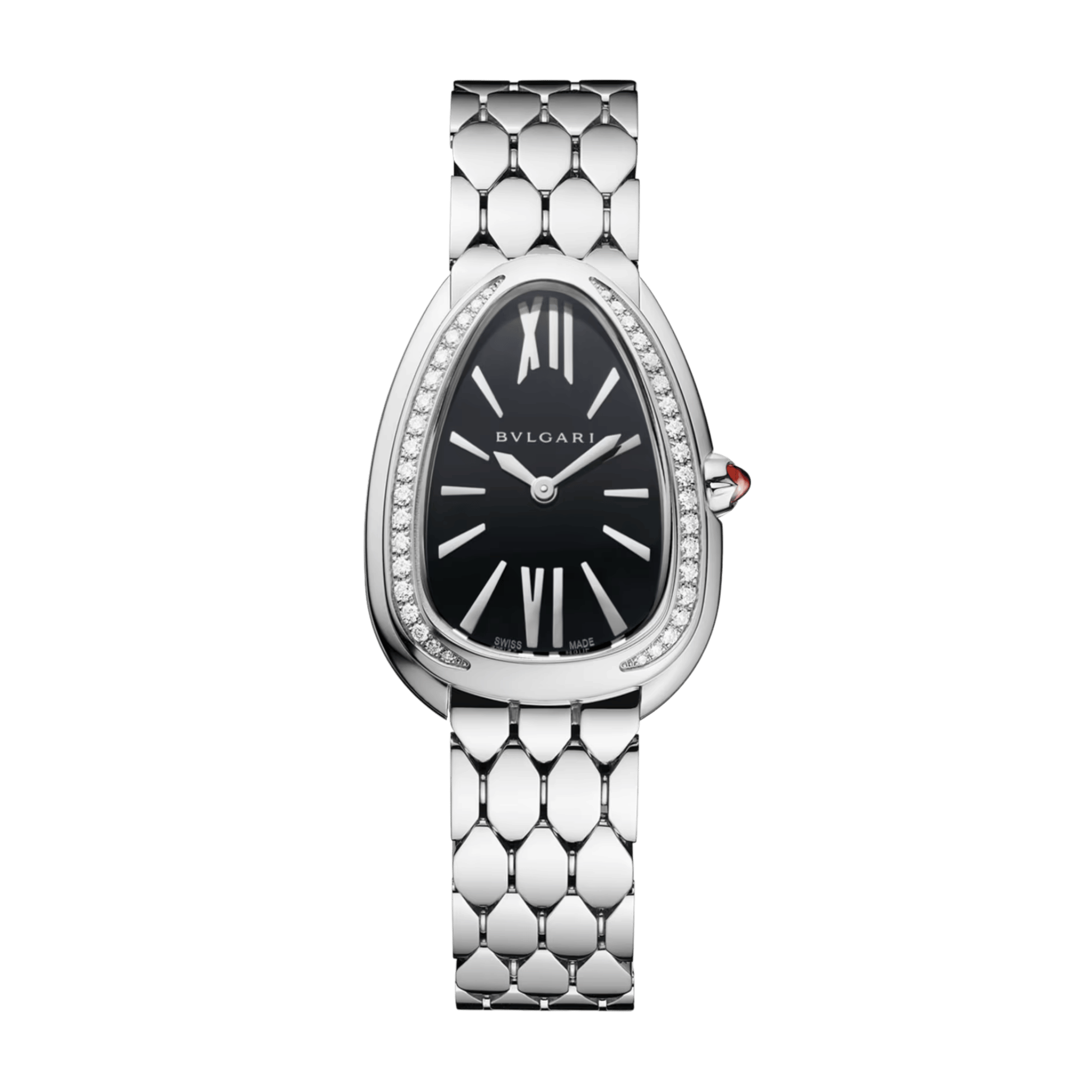 Serpenti Seduttori Steel Diamond Black Dial 33mm Product Image