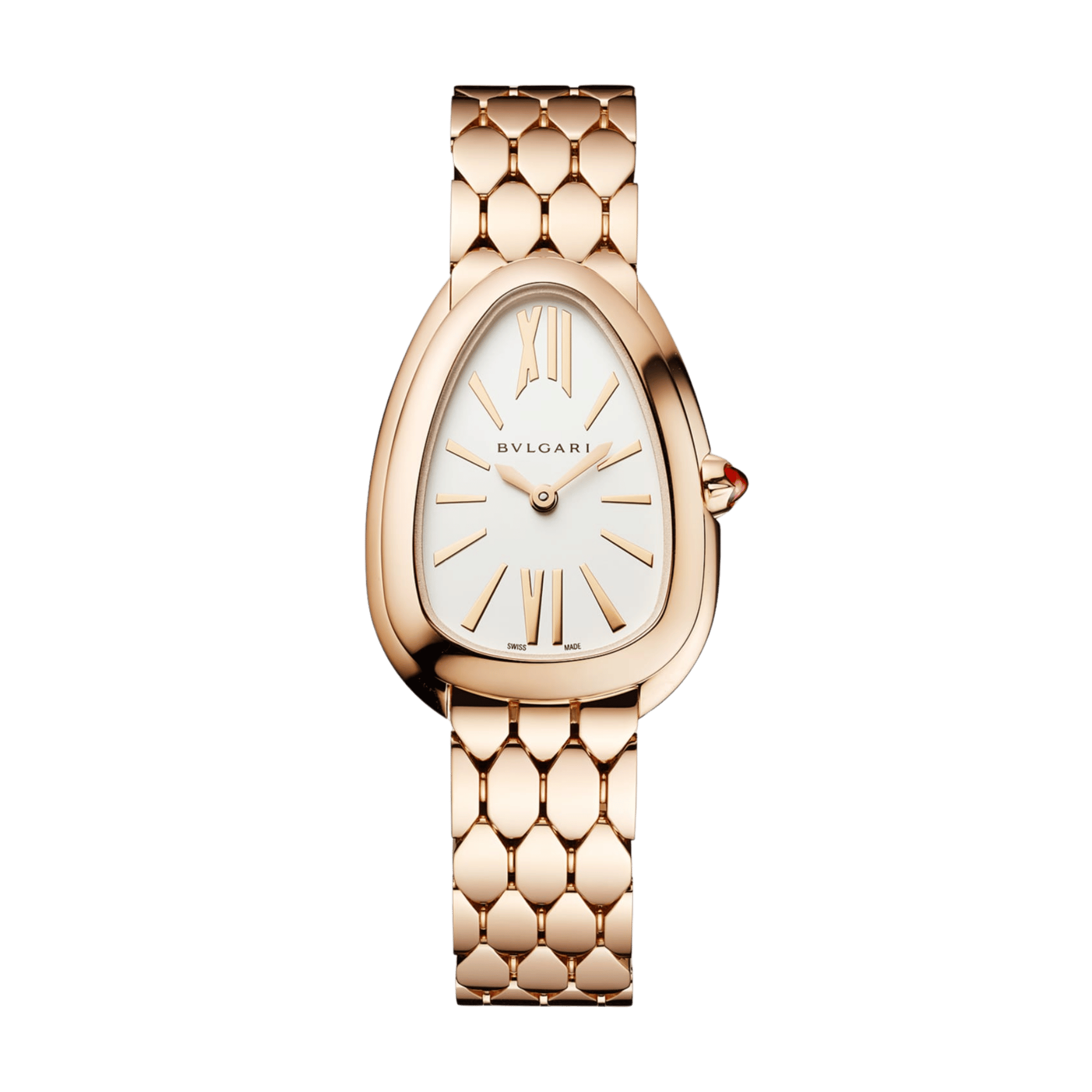 Serpenti Seduttori Rose Gold White Dial 33mm Product Image