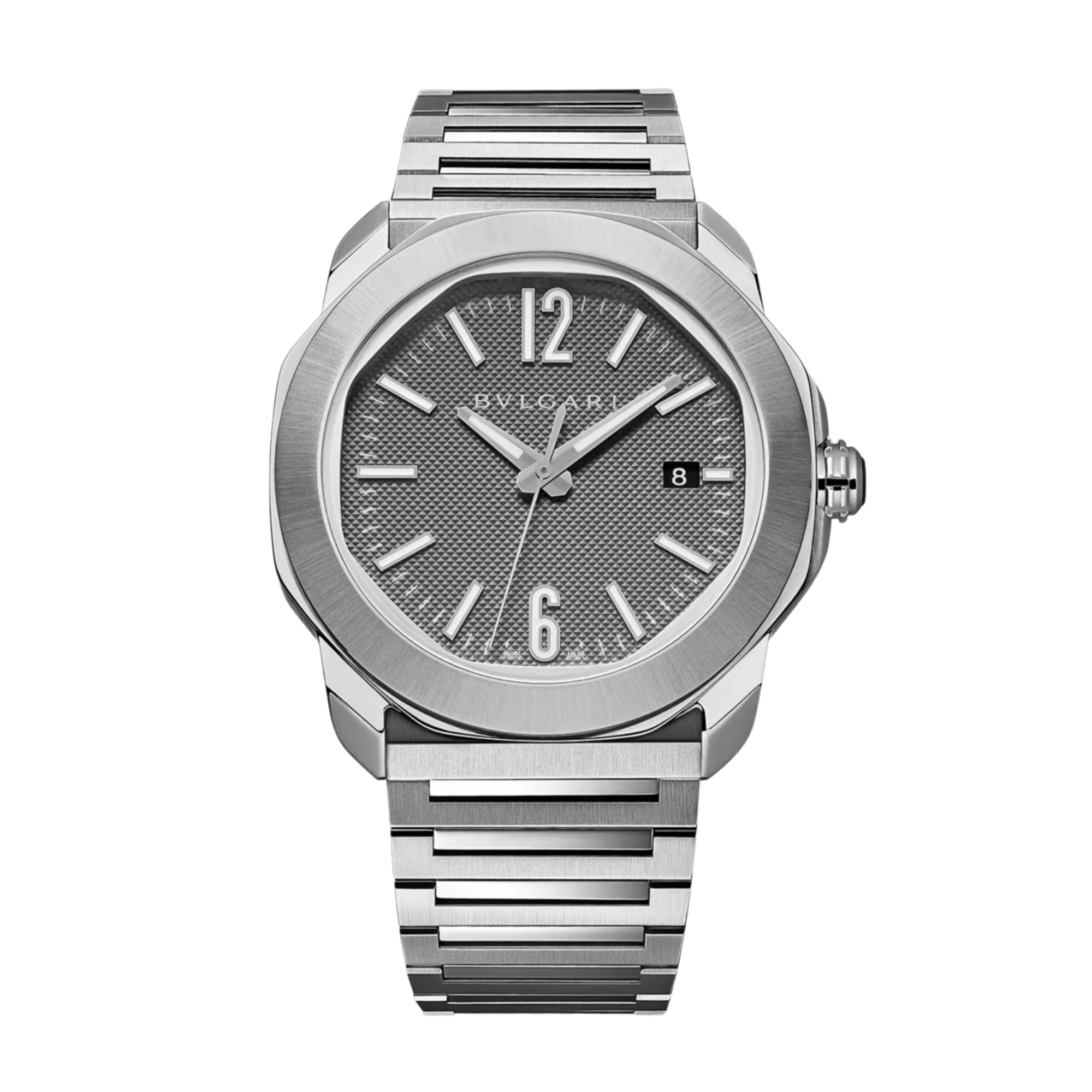Bulgari Octa Roma Chronograph Steel Black Dial 42mm 103471 - Make