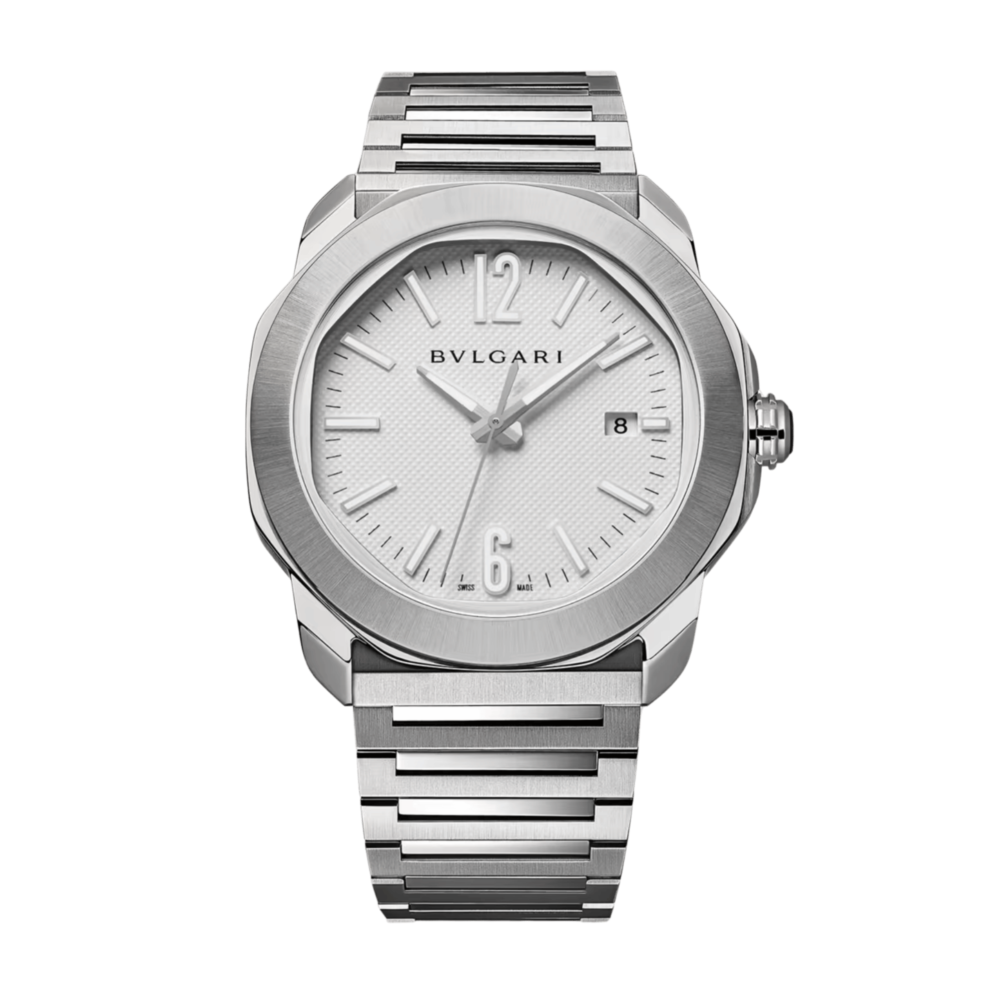 Octo Roma Steel White Dial 41mm Product Image