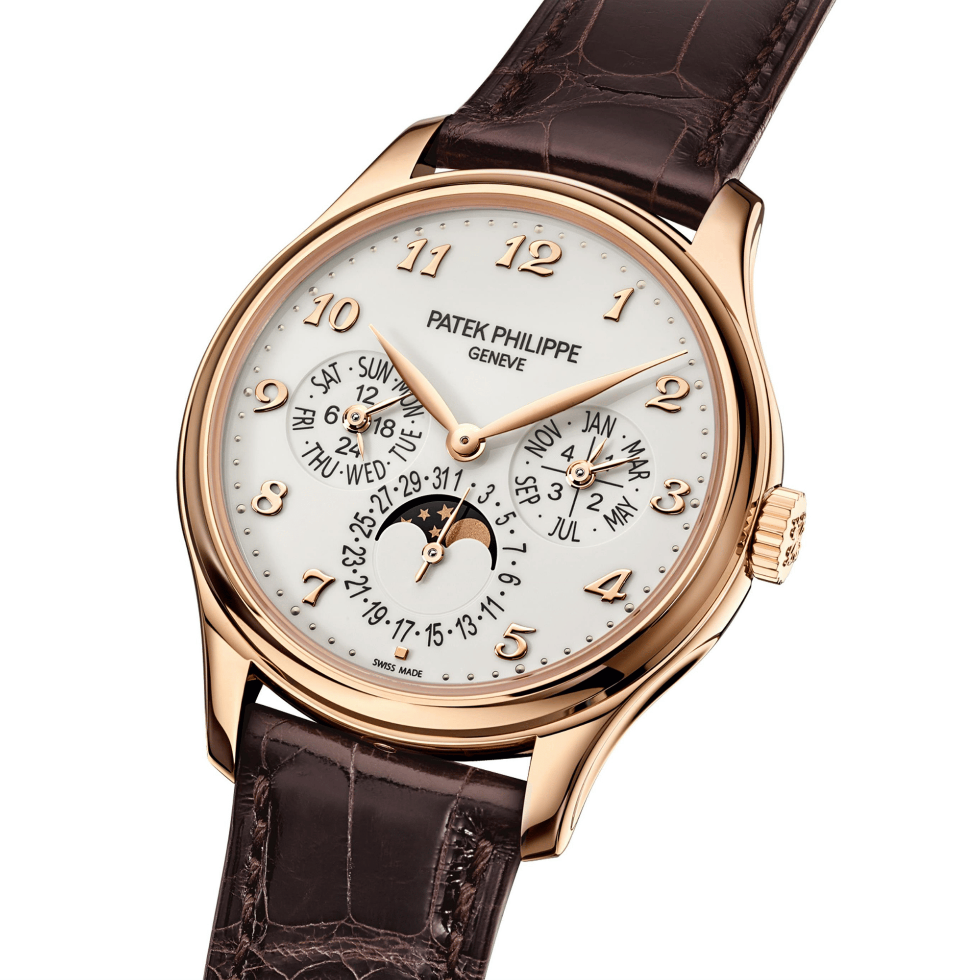Perpetual Calendar Rose Gold White Dial 39mm Product Image 1