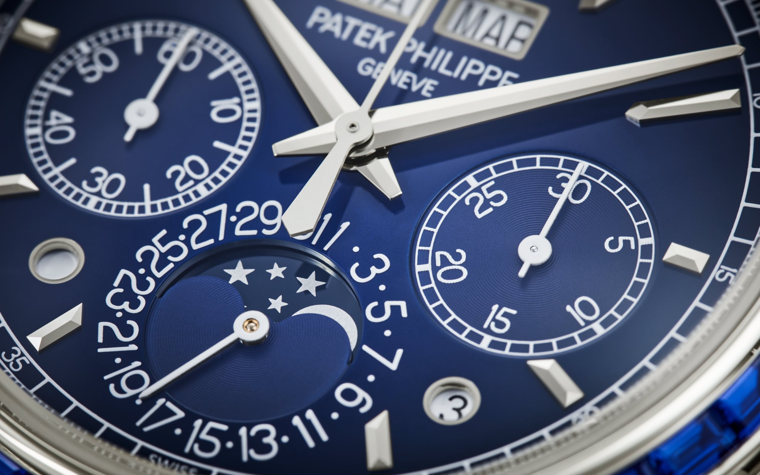 Grand Complications Perpetual Calendar Platinum Gem-Set Blue Dial 41mm Product Image 4