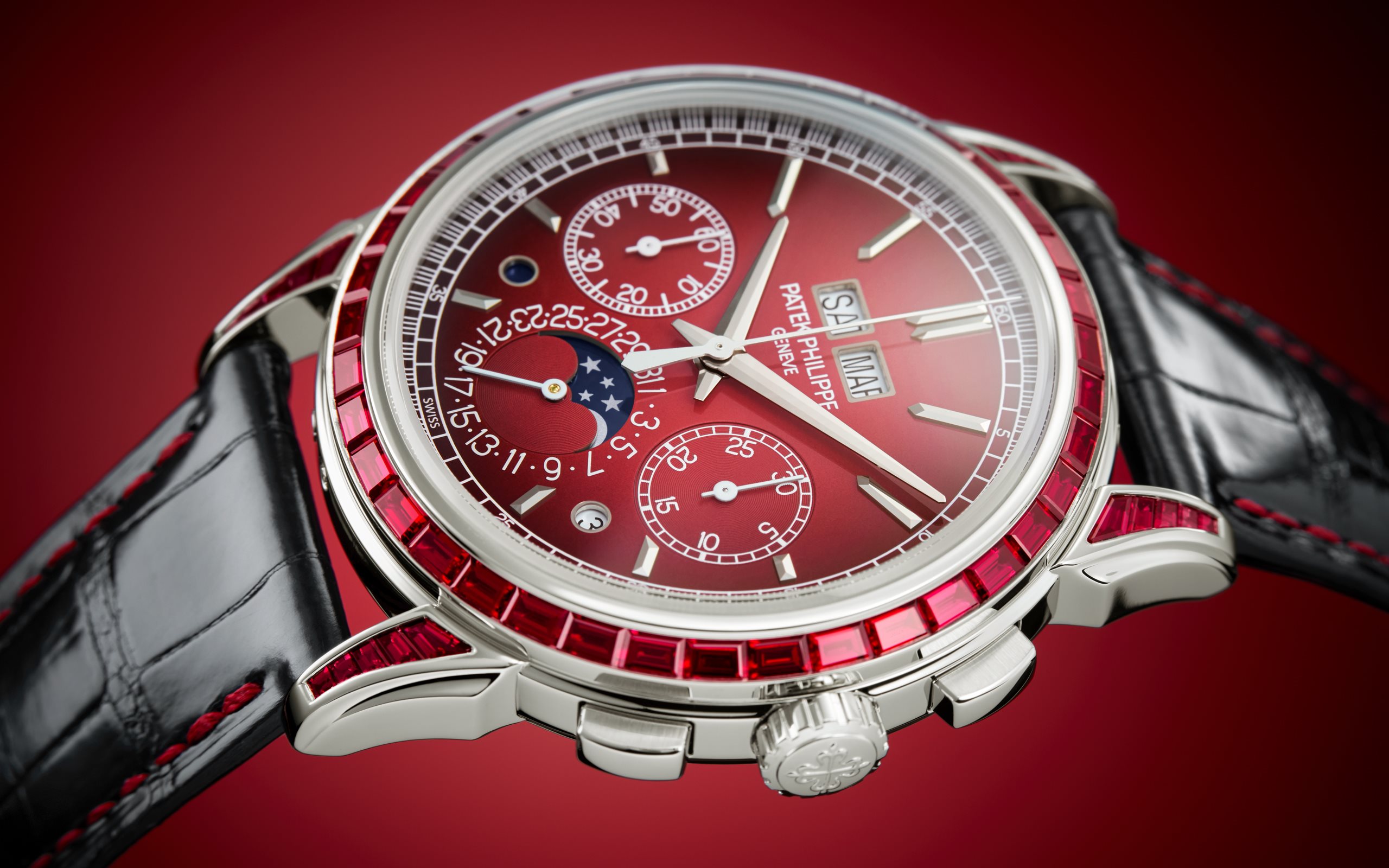 Grand Complications Perpetual Calendar Chronograph Platinum Ruby Red Dial 41mm Product Image 2