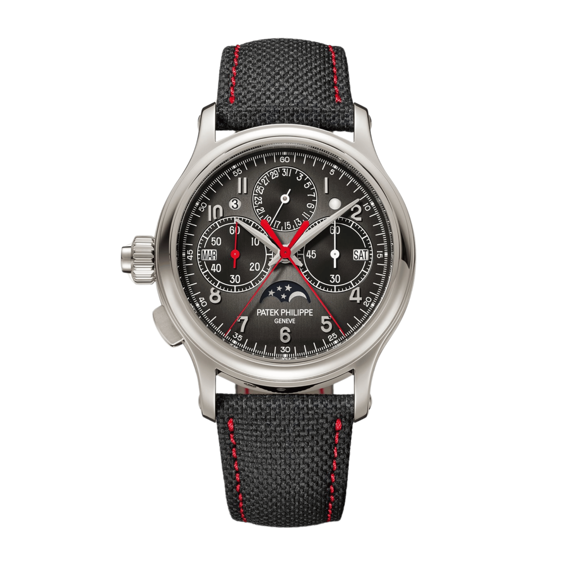 Perpetual Calendar Split-Seconds Chronograph Left-Hander Platinum Grey Dial 38mm Product Image