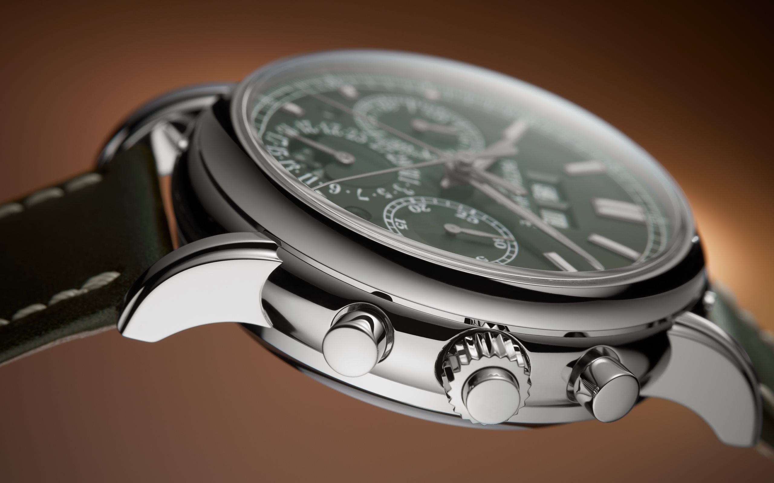 Grand Complications Perpetual Calendar Split-Seconds Chronograph White Gold Green Dial 40mm Product Image 3