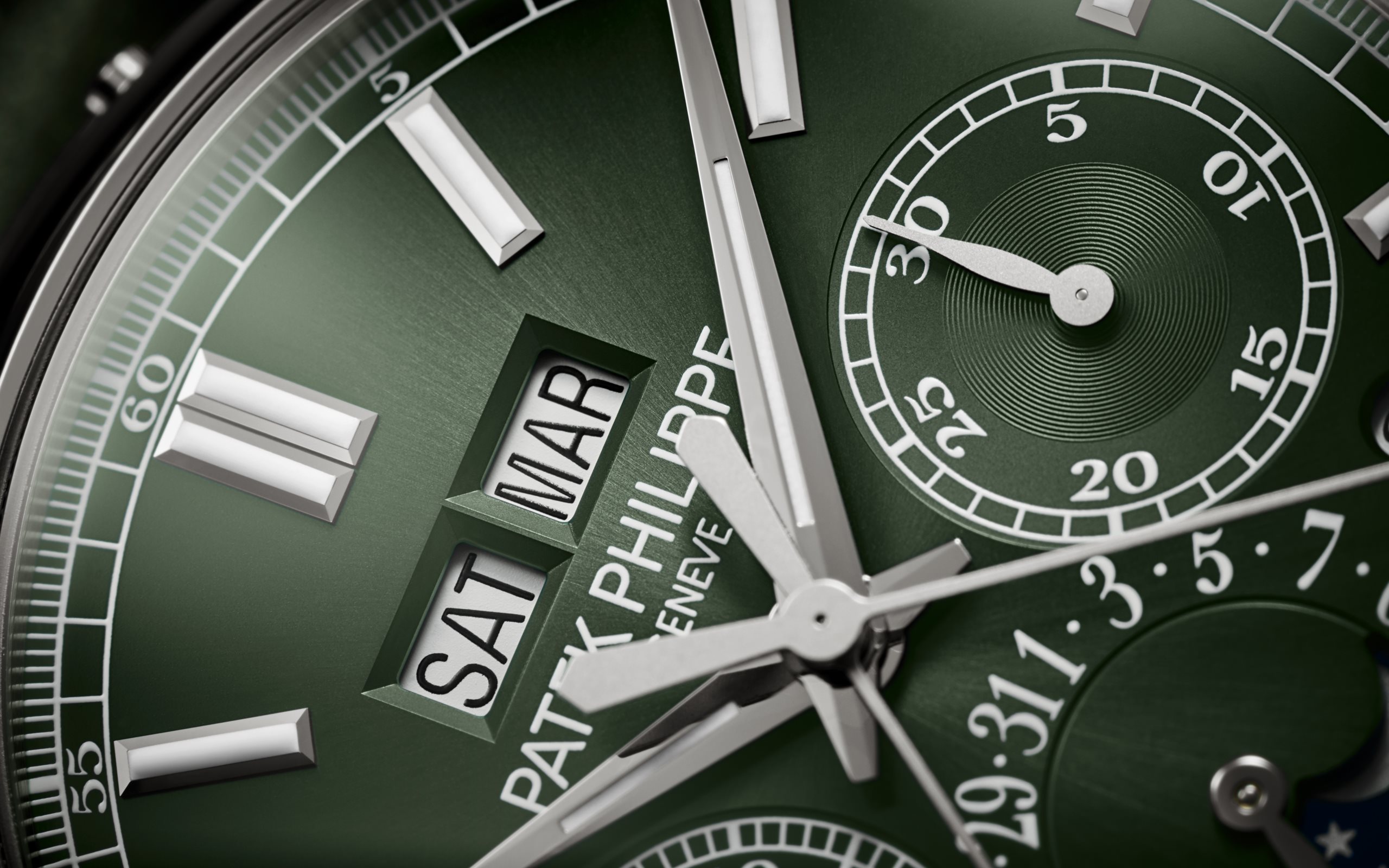 Grand Complications Perpetual Calendar Split-Seconds Chronograph White Gold Green Dial 40mm Product Image 5