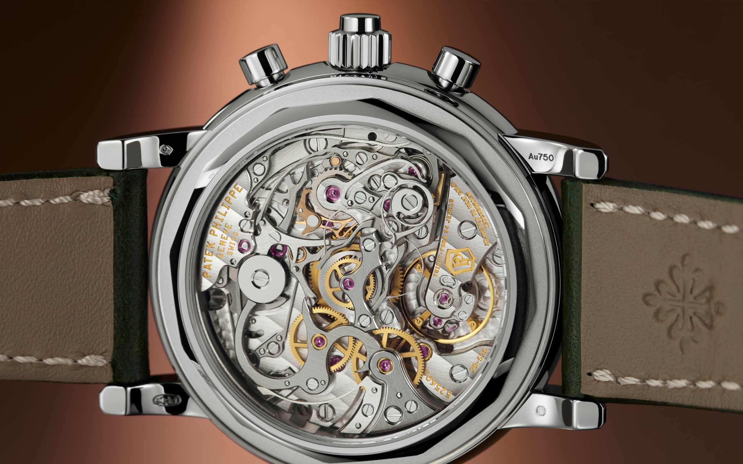 Grand Complications Perpetual Calendar Split-Seconds Chronograph White Gold Green Dial 40mm Product Image 7