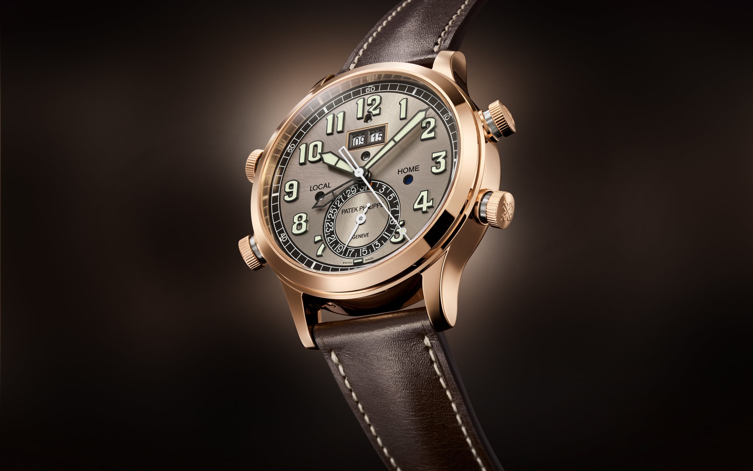 Grand Complications Alarm Travel Time Rose Gold & White Gold Grey Dial 42mm Product Image 1