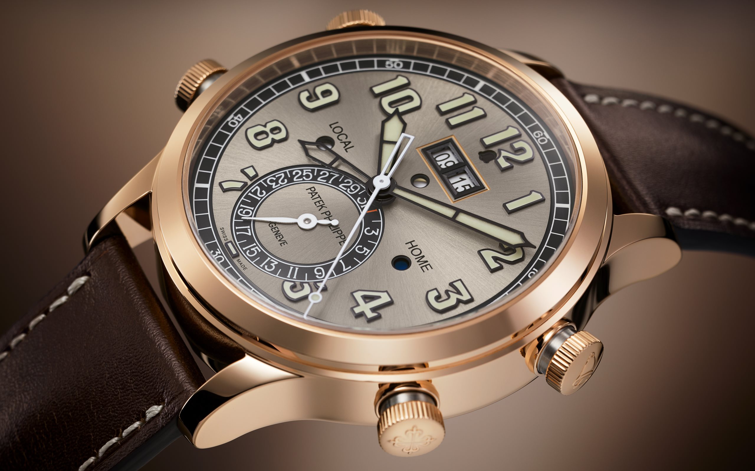 Grand Complications Alarm Travel Time Rose Gold & White Gold Grey Dial 42mm Product Image 2