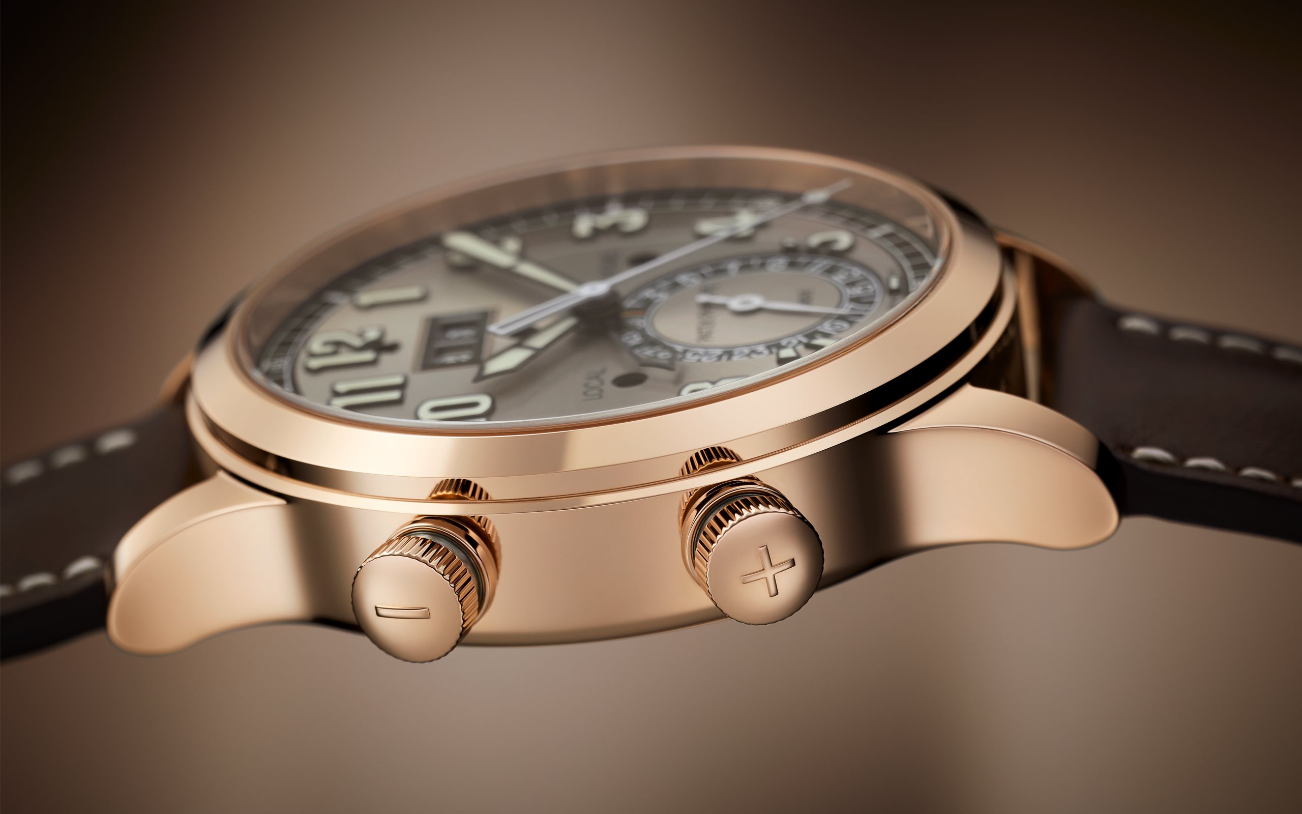 Grand Complications Alarm Travel Time Rose Gold & White Gold Grey Dial 42mm Product Image 7