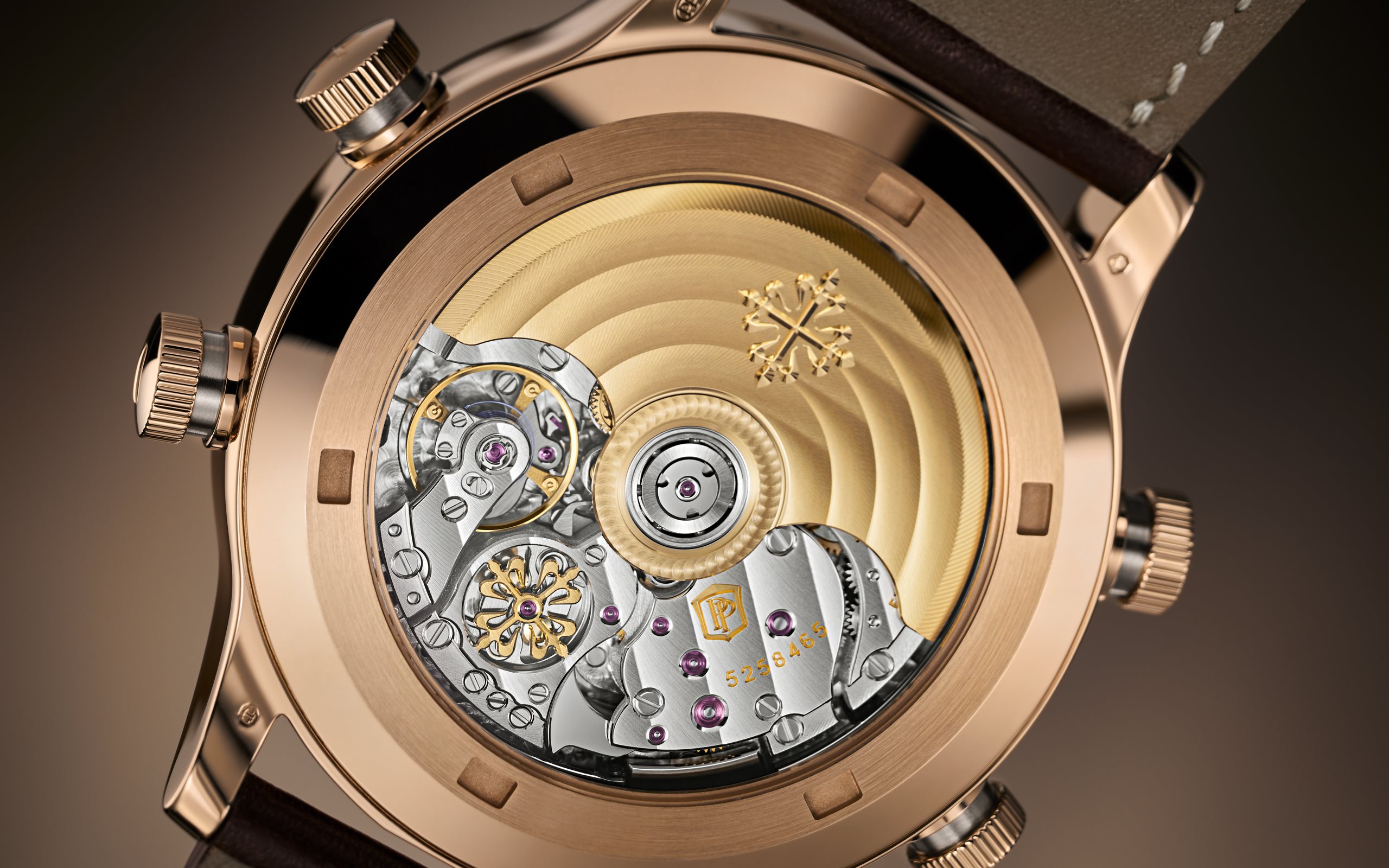 Grand Complications Alarm Travel Time Rose Gold & White Gold Grey Dial 42mm Product Image 8