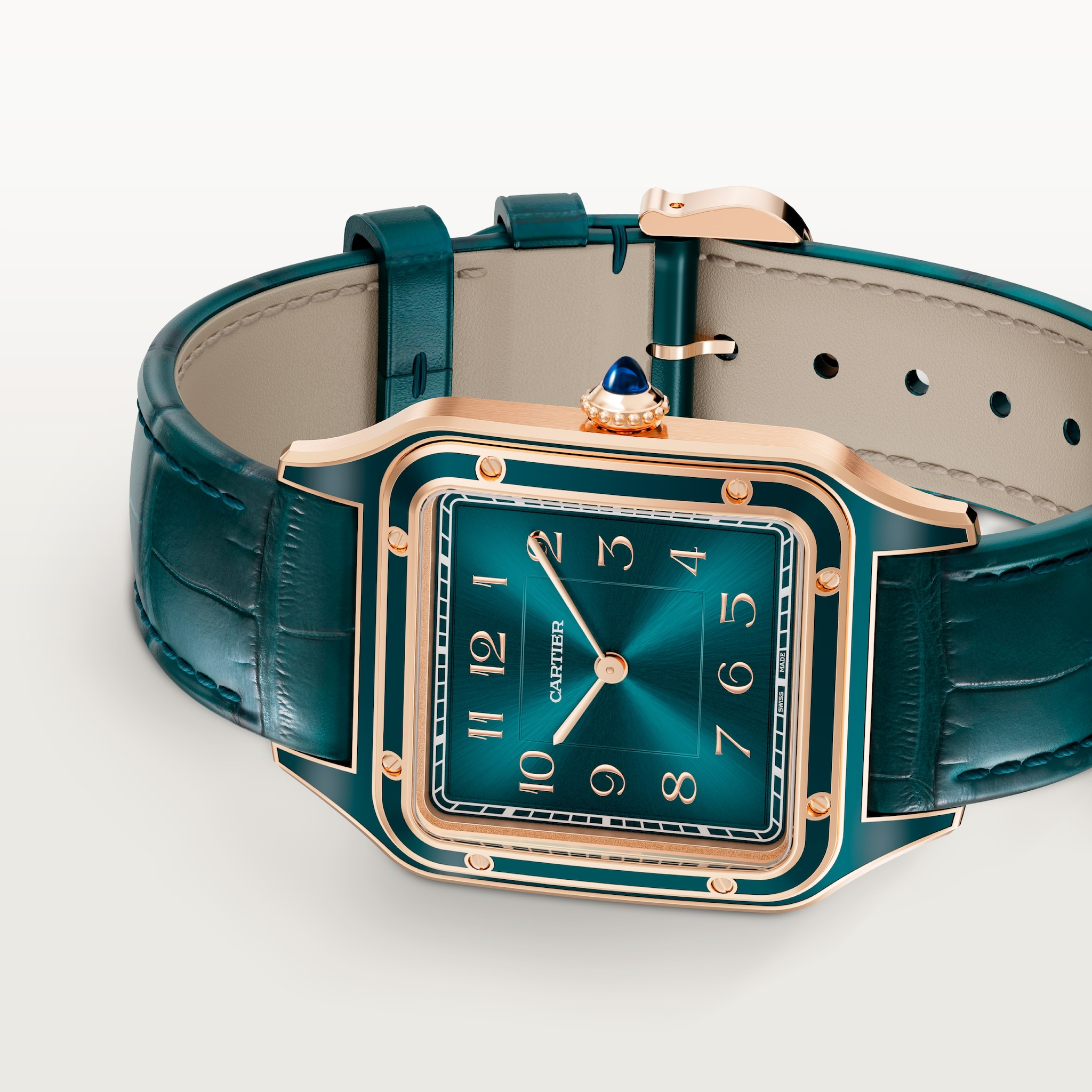Santos-Dumont Rose Gold Blue Dial Limited Edition 31mm Product Image 2