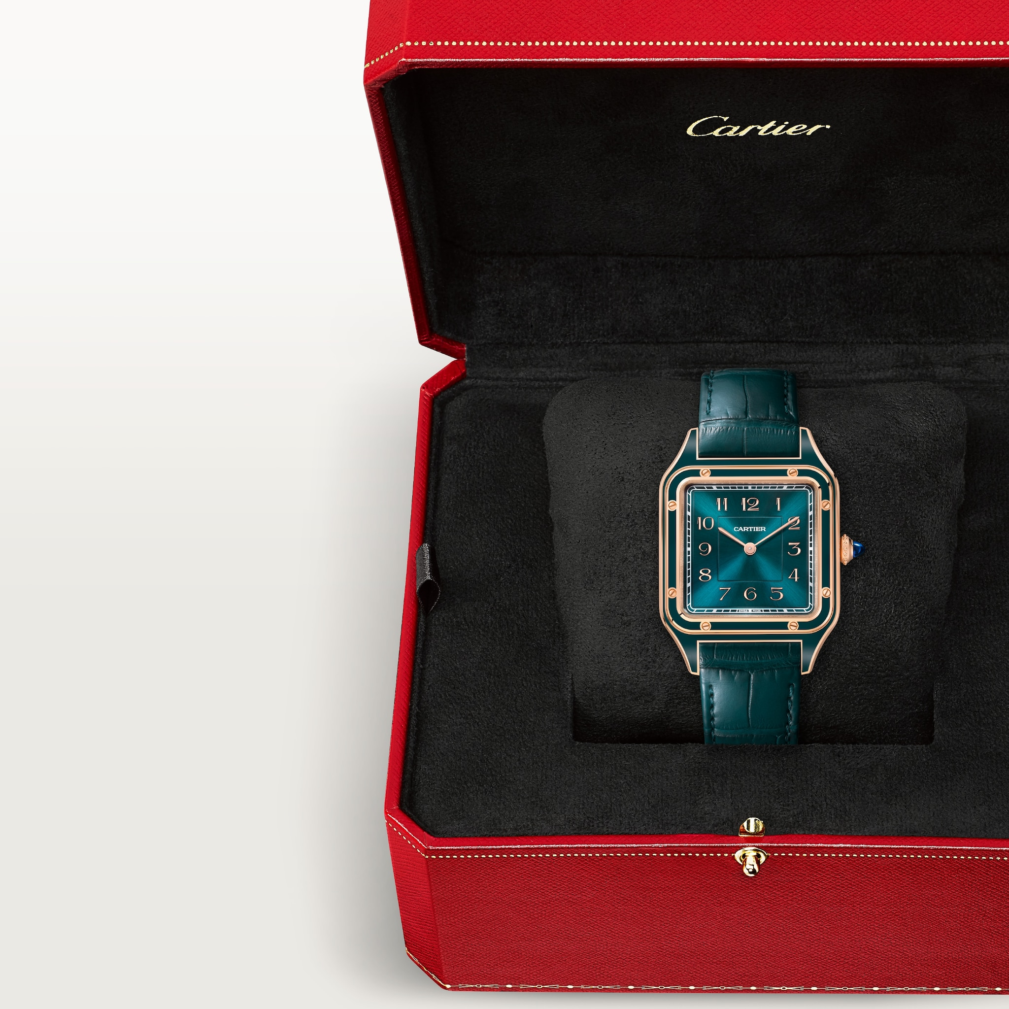 Santos-Dumont Rose Gold Blue Dial Limited Edition 31mm Product Image 5