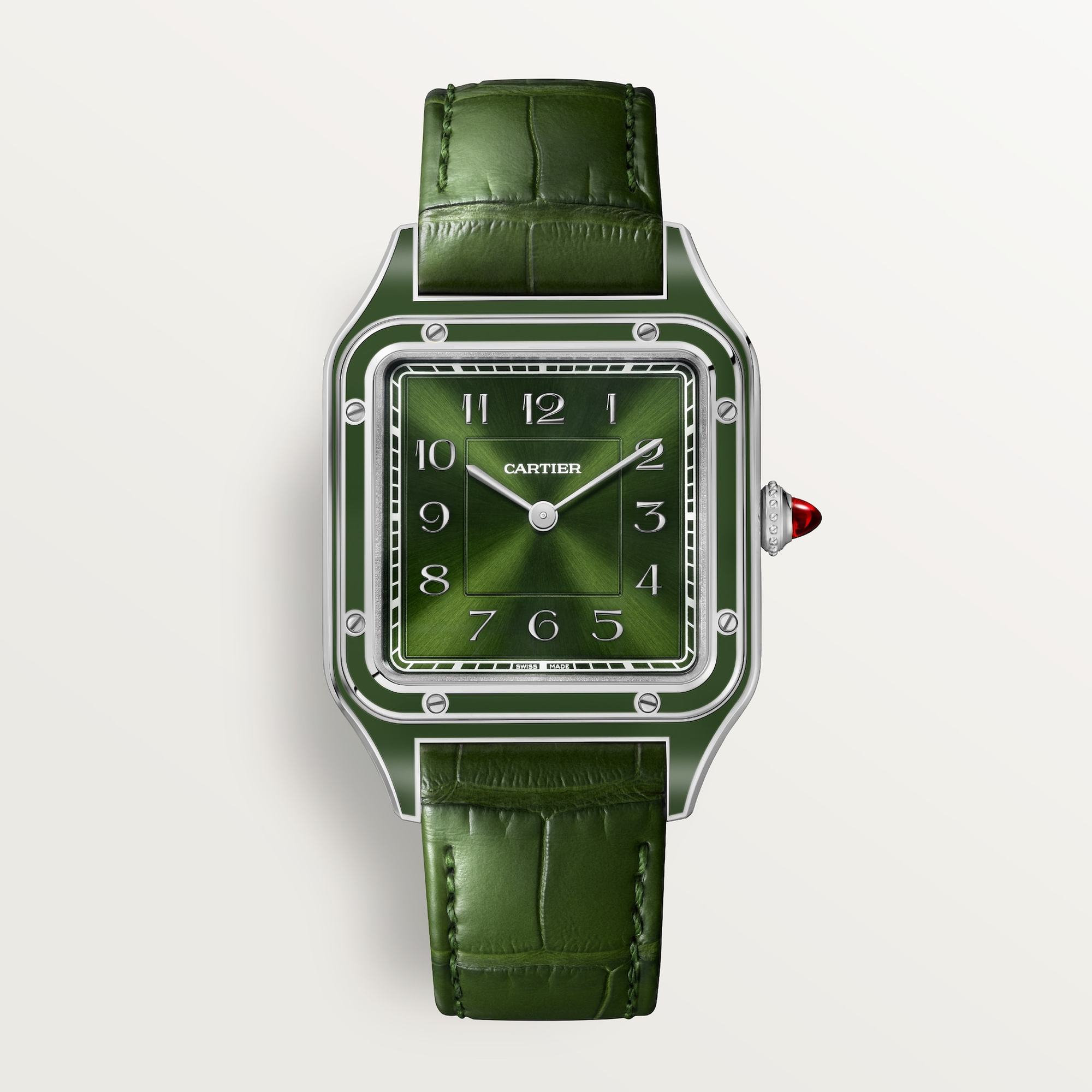 Santos-Dumont Platinum Green Dial Limited Edition 31mm Product Image 3
