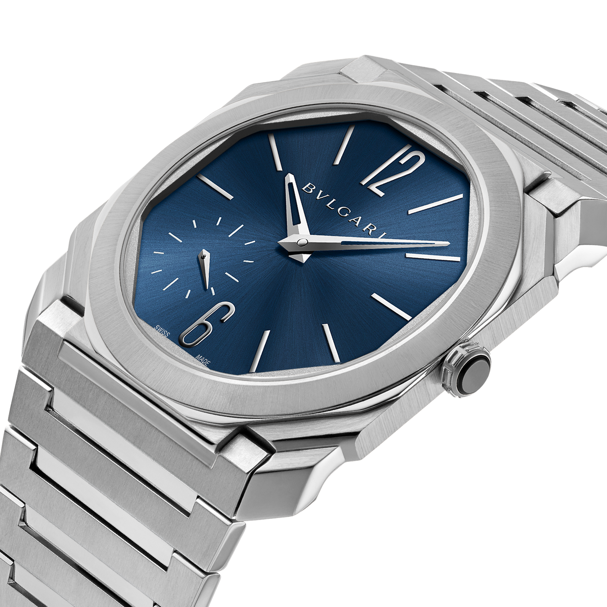 Octo Finissimo Steel Blue Dial 40mm Product Image 2