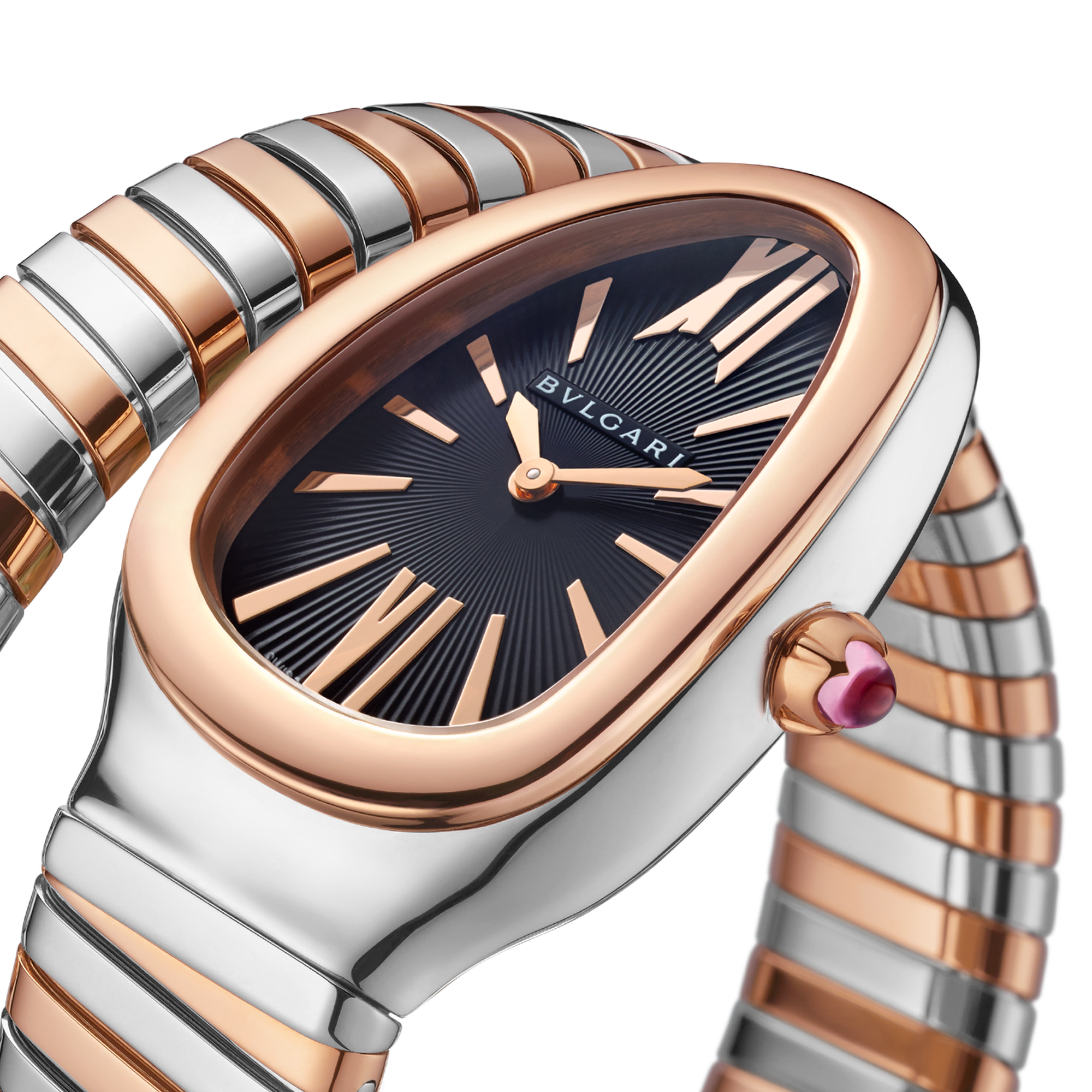 Serpenti Tubogas Rose Gold & Steel Black Dial 35mm Product Image 3