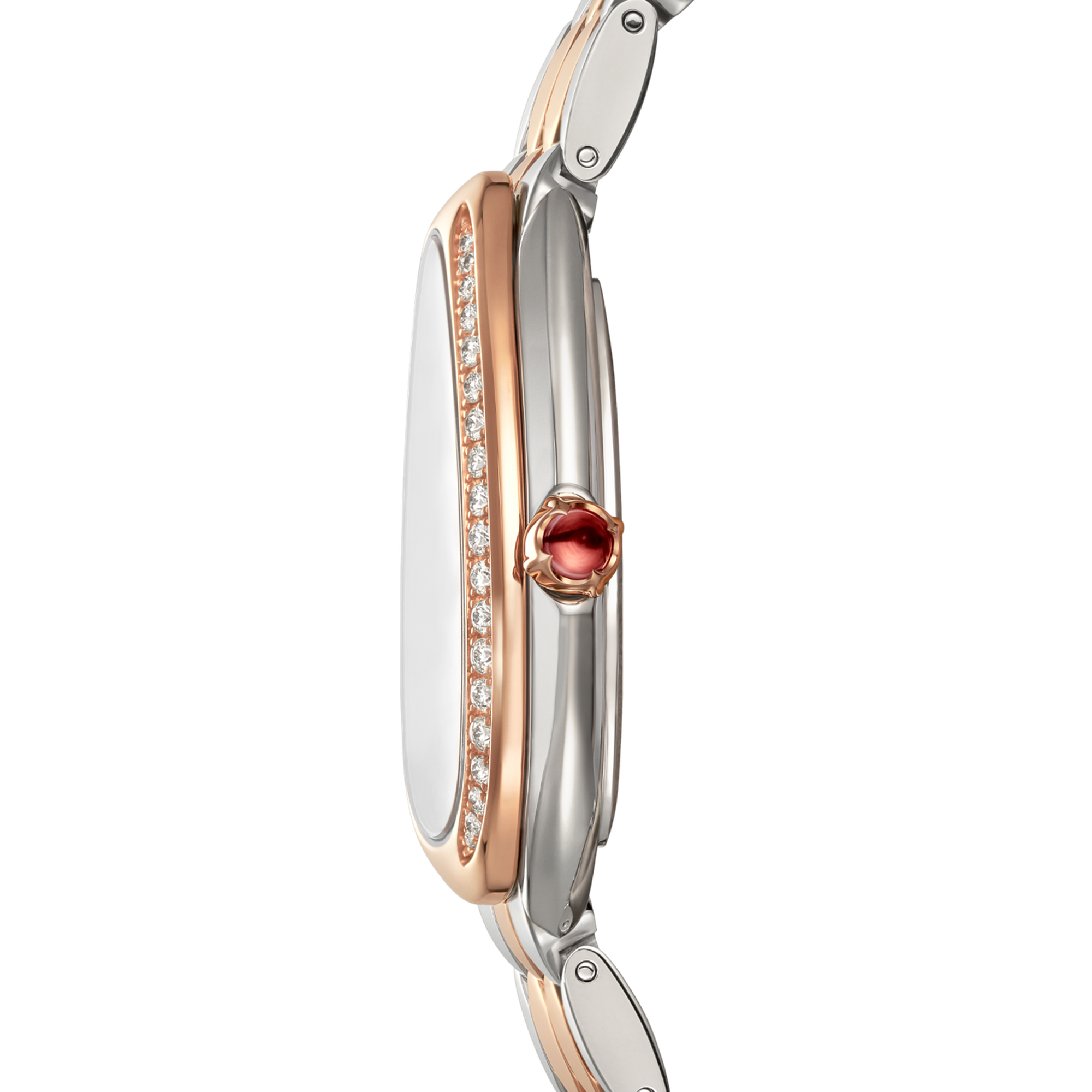 Serpenti Seduttori Rose Gold & Steel Diamond White Dial 33mm Product Image 3